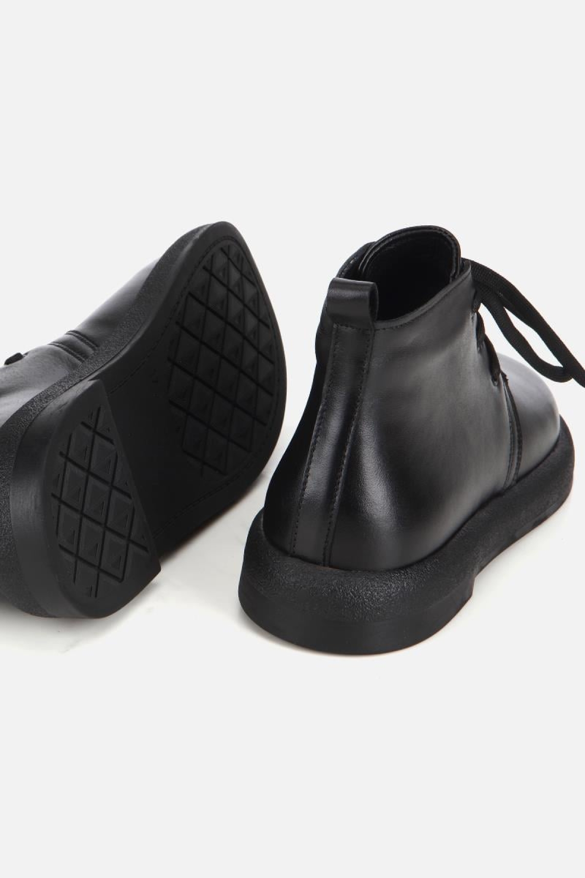 Yaya By Hotiç Siyah Yaya By Hotiç Yaya By Kadın Deri Bağcıklı Düz Bot