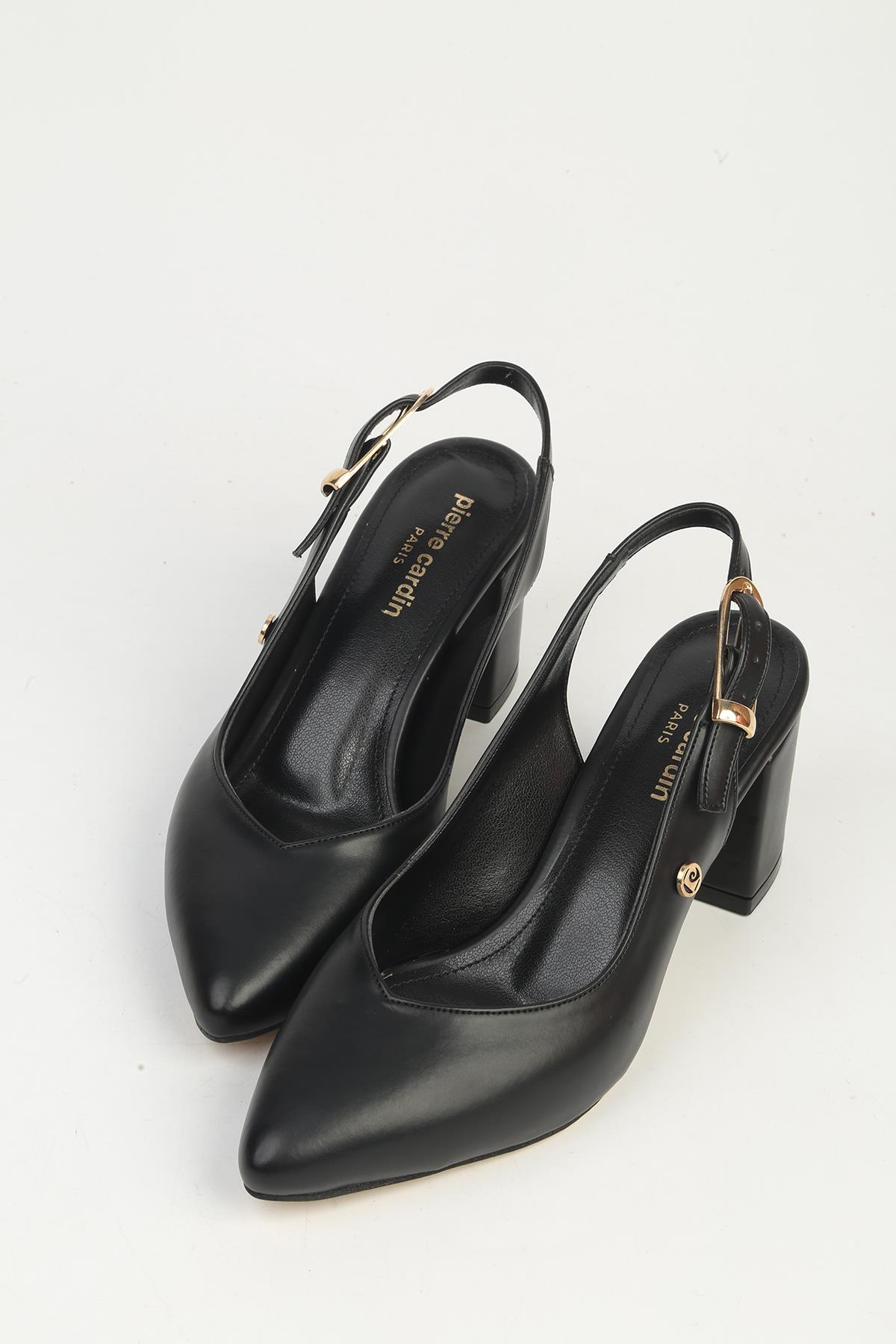 Pierre Cardin Siyah Pierre Cardin Pc Kadın Topuklu Ayakkabı PC-55796