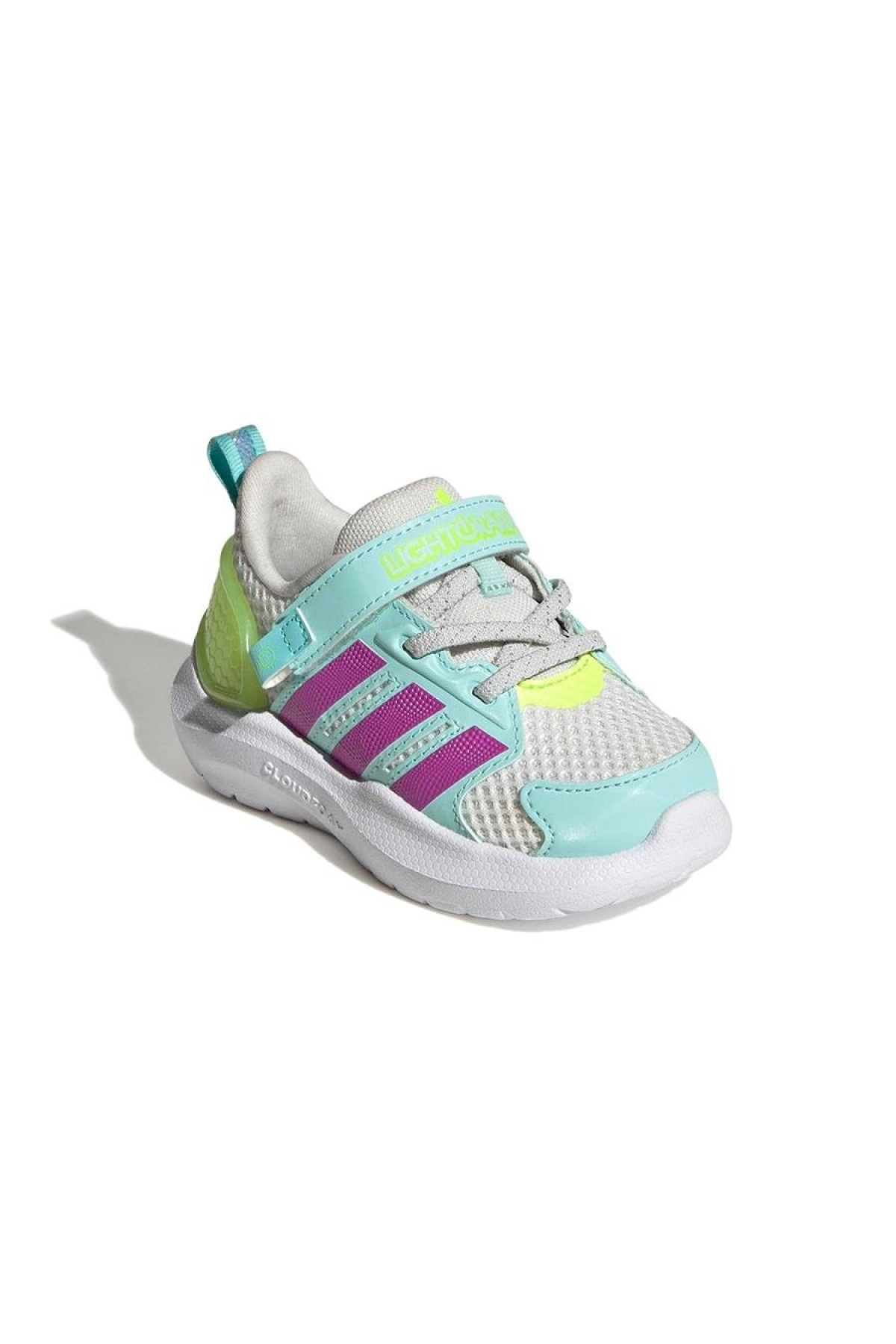 Adidas Adidas Bebek Beyaz Işıklı Ayakkabı LIGHTORAMA RNR EL I HQ9259 Flo'da! Beyaz - 8. görsel