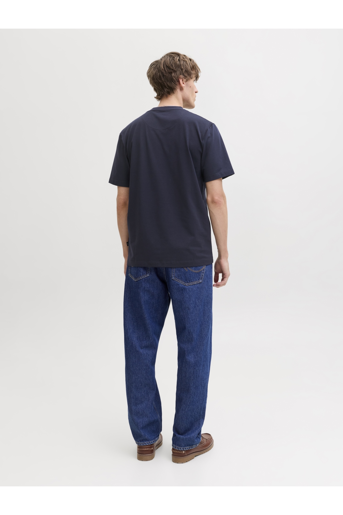 Jack Jones Jprblatyler Ss Tee Erkek Lacivert Tshirt 12292383-04