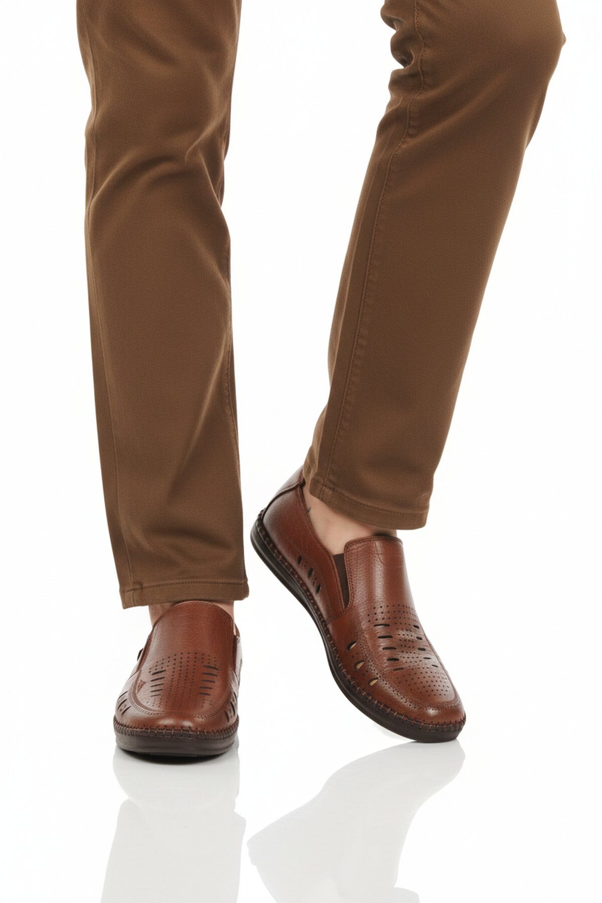 Ayakmod Kum Ayakmod Nubuk Hakiki Deri Jel Taban Anatomik Erkek Casual Ayakkabı 410 M