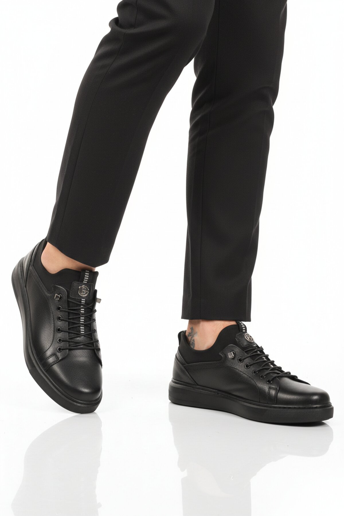 Ayakmod Siyah Ayakmod Nubuk Hakiki Deri Erkek Casual Ayakkabı 140 M