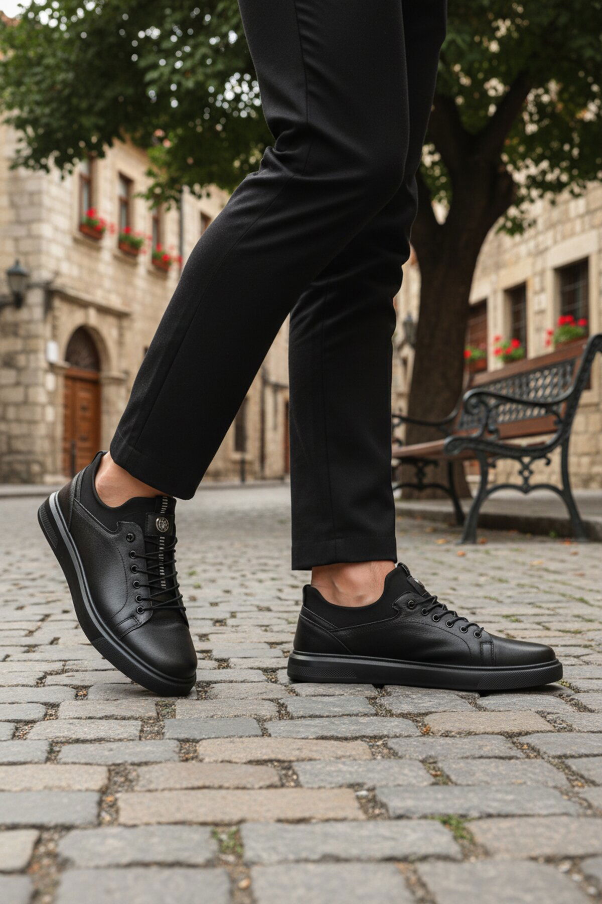 Ayakmod Siyah Ayakmod Nubuk Hakiki Deri Erkek Casual Ayakkabı 140 M