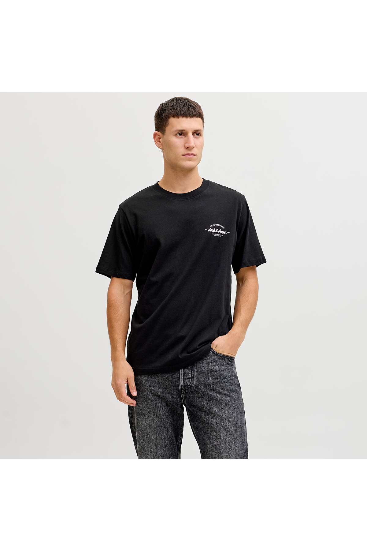 Jack&Jones Montauk Chestie Erkek Siyah Tişört Fiyatları | Flo