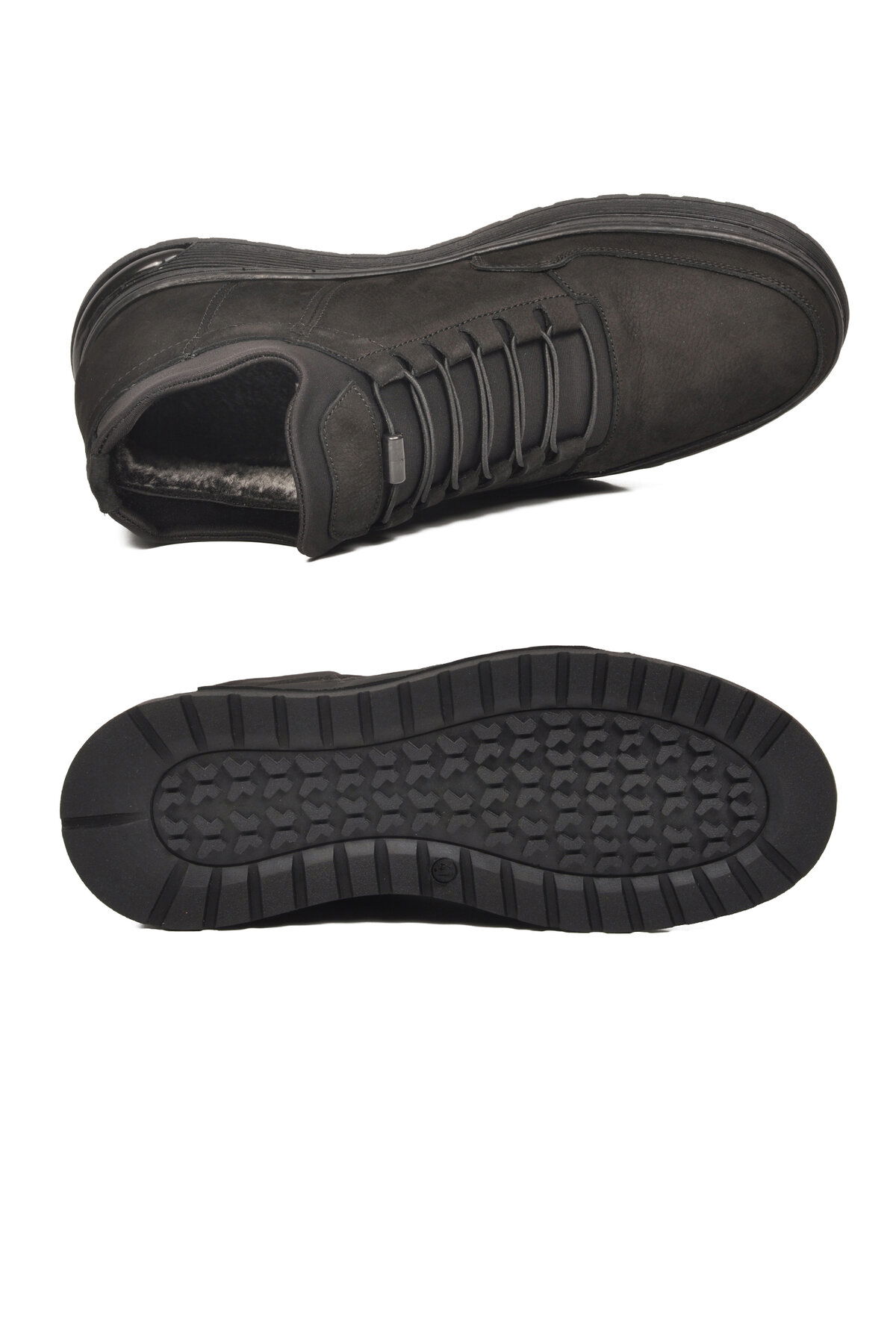 A Spor Kum A Spor Aspor Nubuk Hakiki Deri İçi Kürklü Erkek Düz Bot