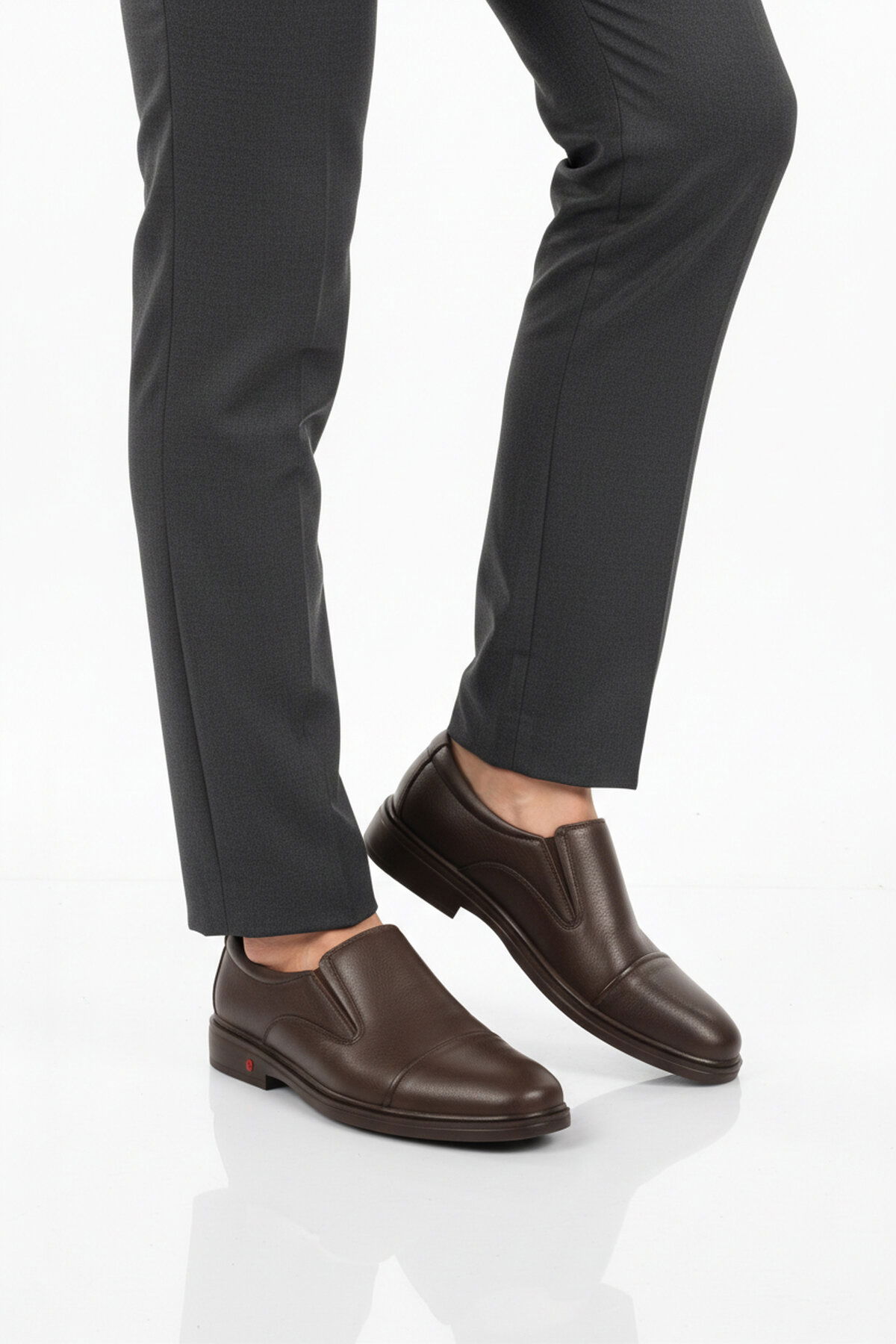 A Spor Siyah A Spor Aspor Hakiki Deri Jel Taban Erkek Klasik Ayakkabı