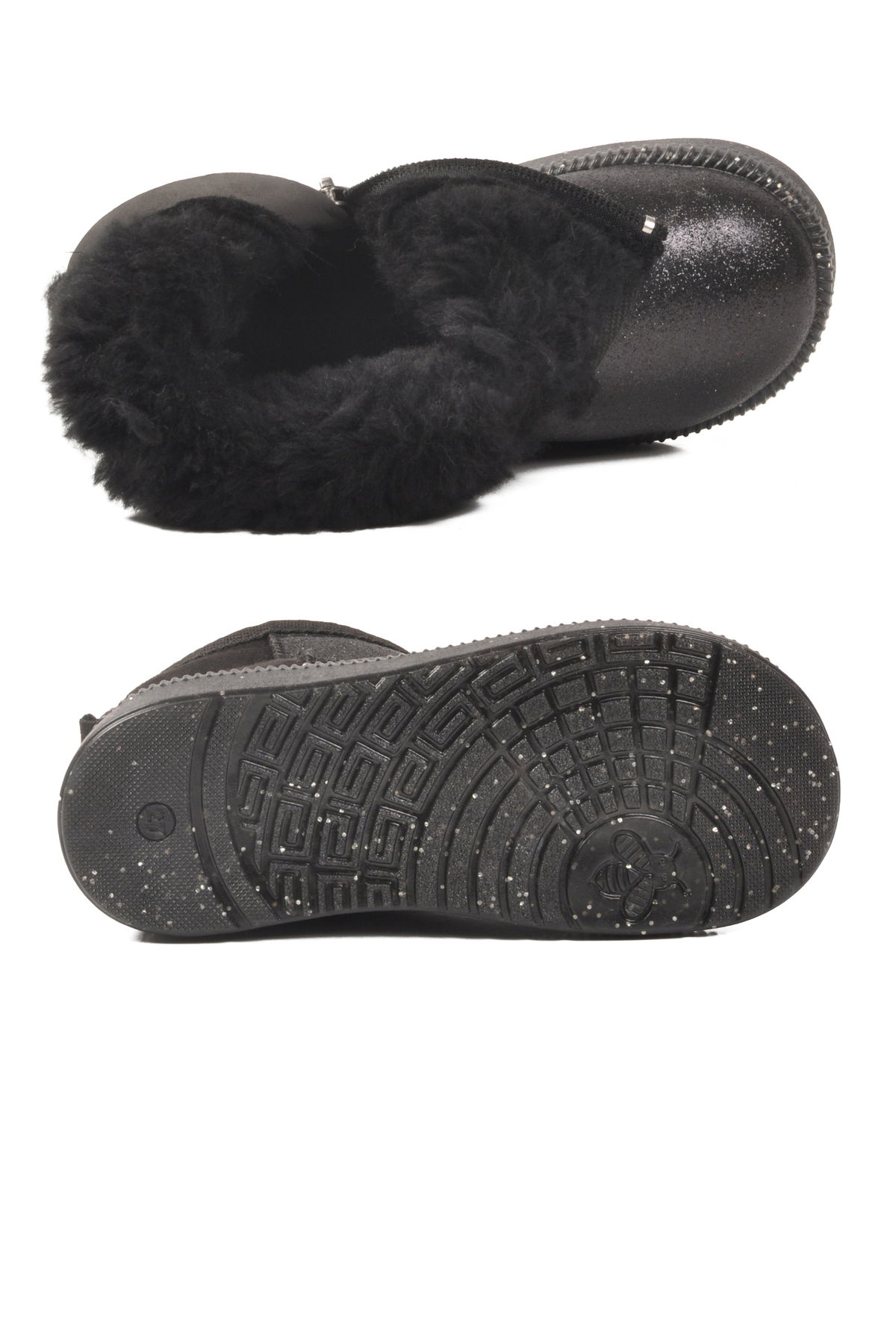 A Spor Siyah A Spor Aspor Kız Çocuk Düz Bot