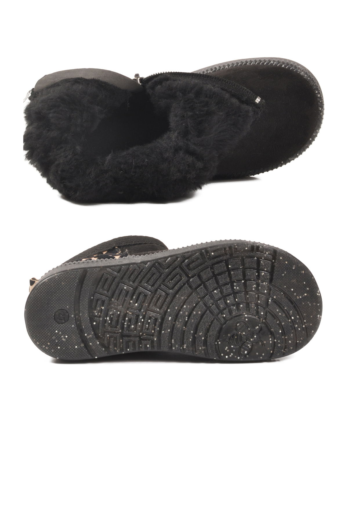 A Spor Siyah A Spor Aspor Kız Çocuk Düz Bot