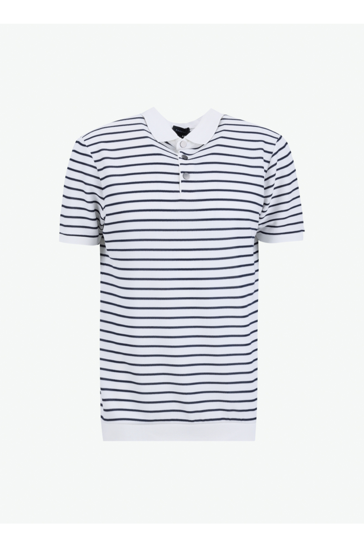 Polo Yaka Çizgili Lacivert Erkek T-Shirt F6SM-TST 2075 Fiyatları