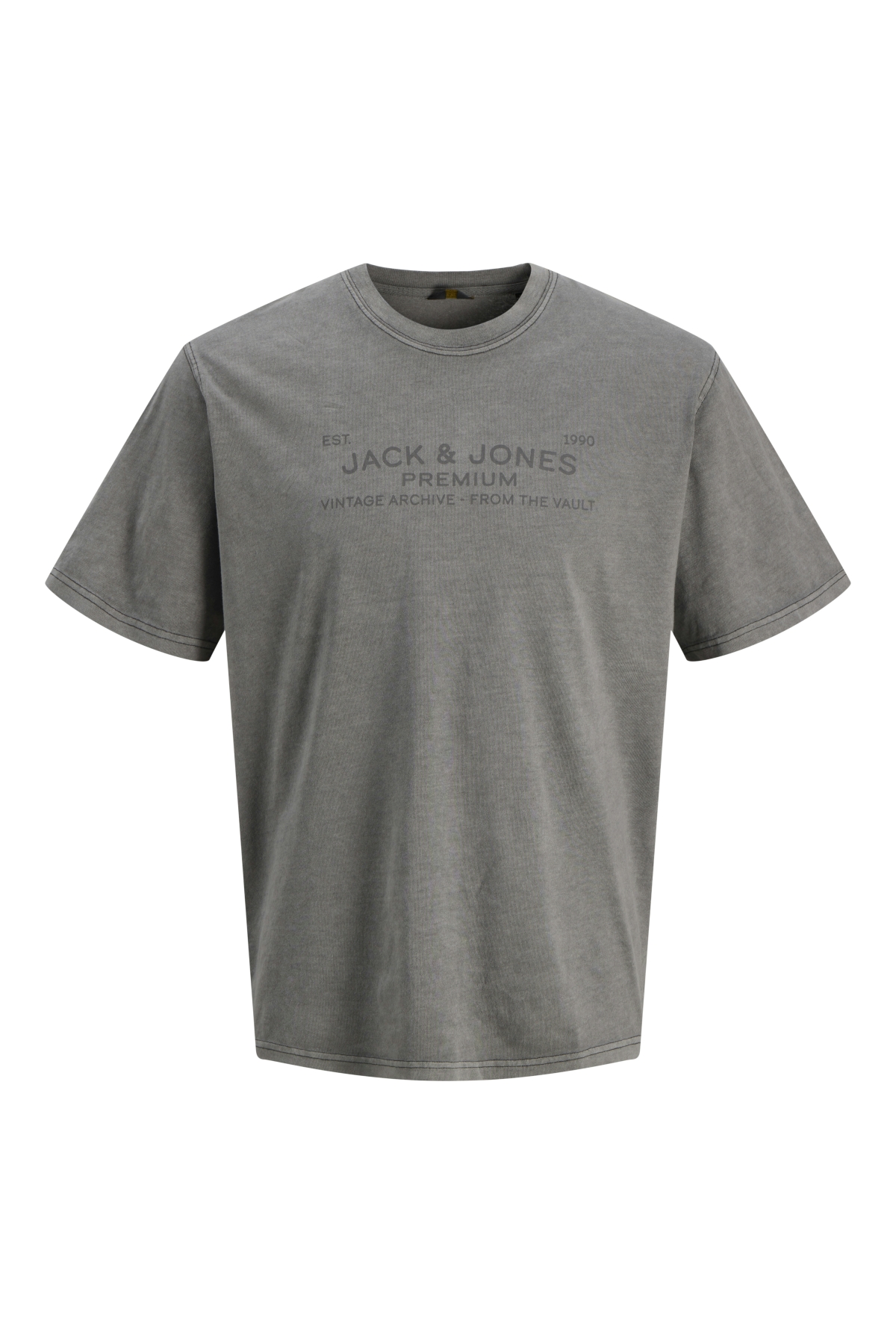 Jack Jones Jprbluaıden Ss Tee Erkek Gri Tshirt 12293014-02