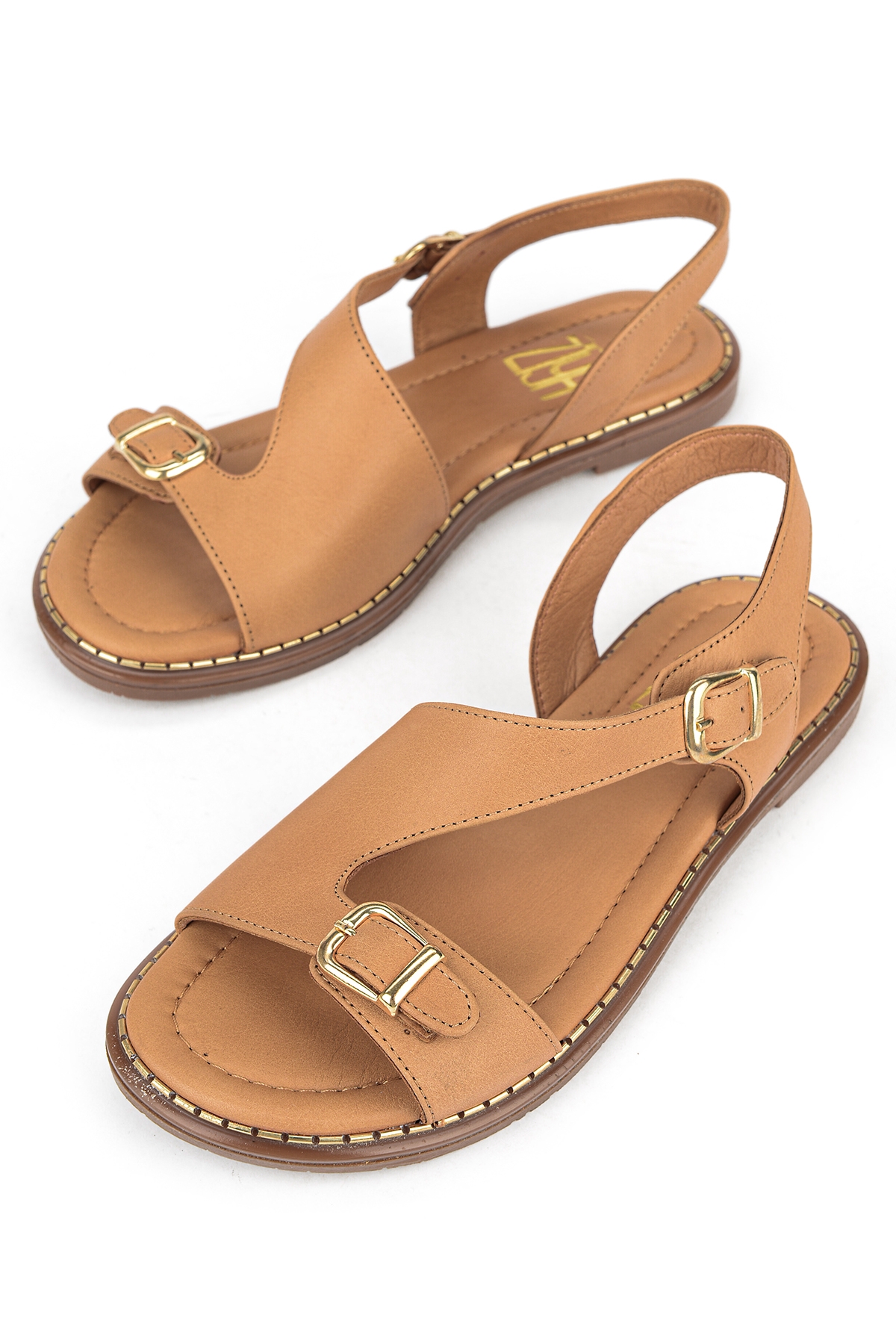 Ziya Siyah Ziya Hakiki Kadın Deri Sandalet 1611020Z5407