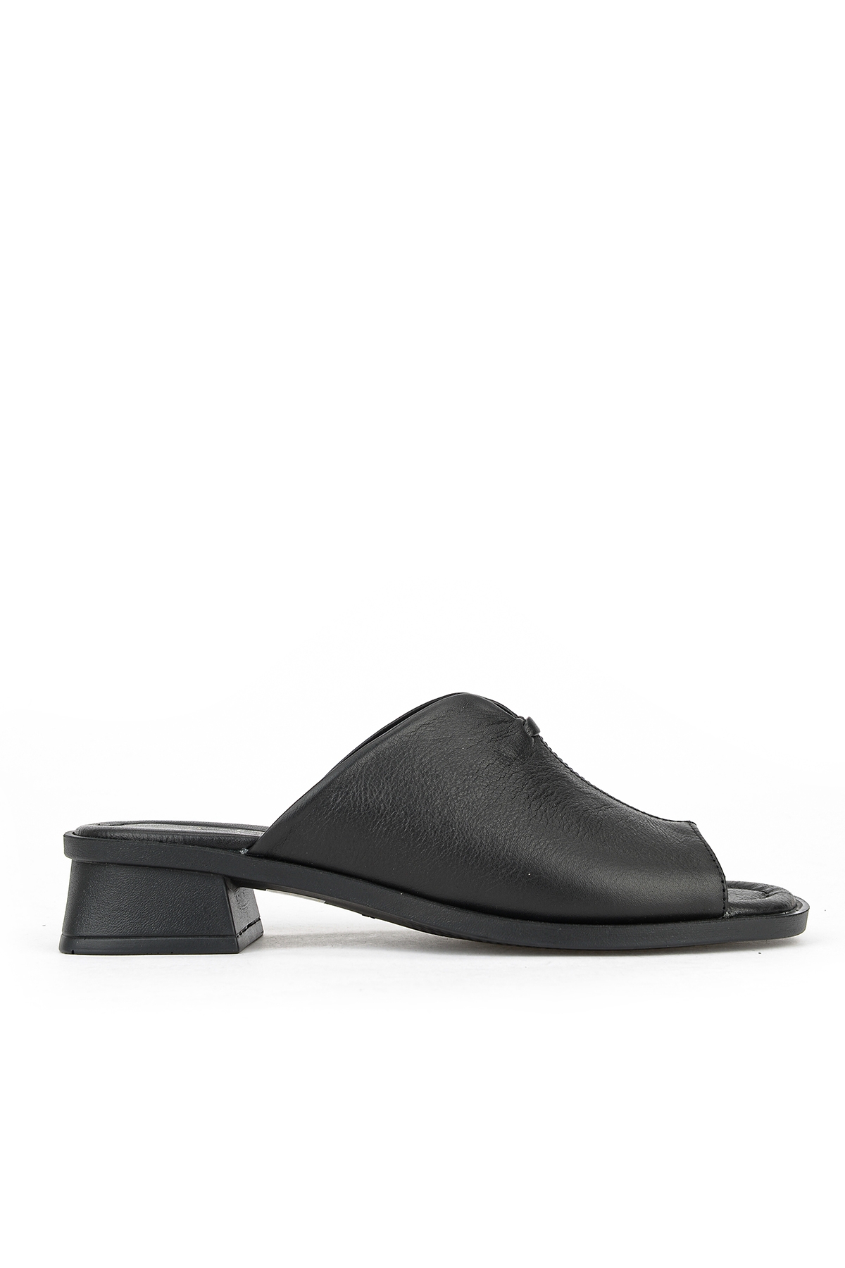 Ziya Siyah Ziya Hakiki Kadın Deri Topuklu Terlik 1611020Z6189