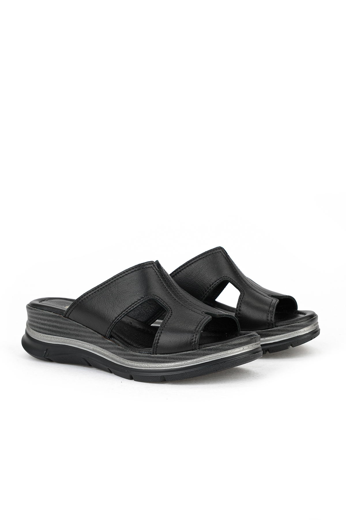 Ziya Beyaz Ziya Hakiki Deri Kadın Dolgu Terlik 1611020Z2565