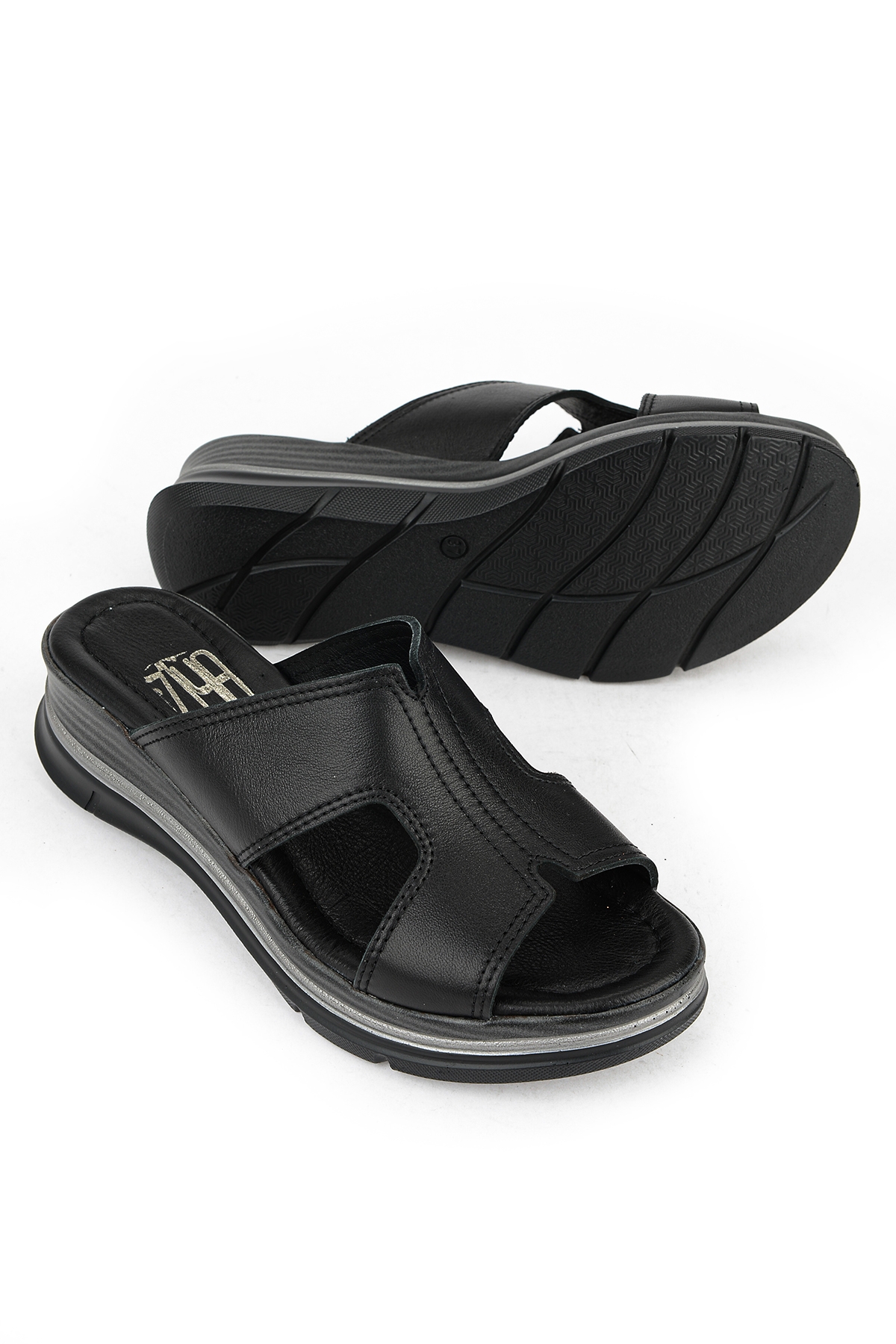 Ziya Beyaz Ziya Hakiki Deri Kadın Dolgu Terlik 1611020Z2565