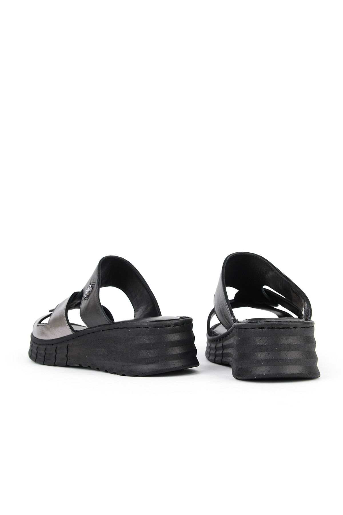 Ziya Siyah Ziya Hakiki Deri Kadın Konfor Terlik 1611008Z453