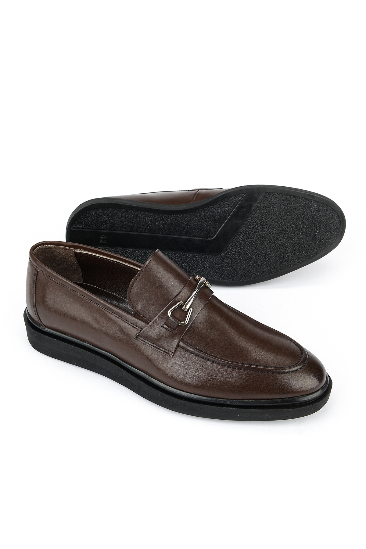 Ziya Kahverengi Ziya Hakiki Deri Erkek Klasik Ayakkabı 161985Z1050