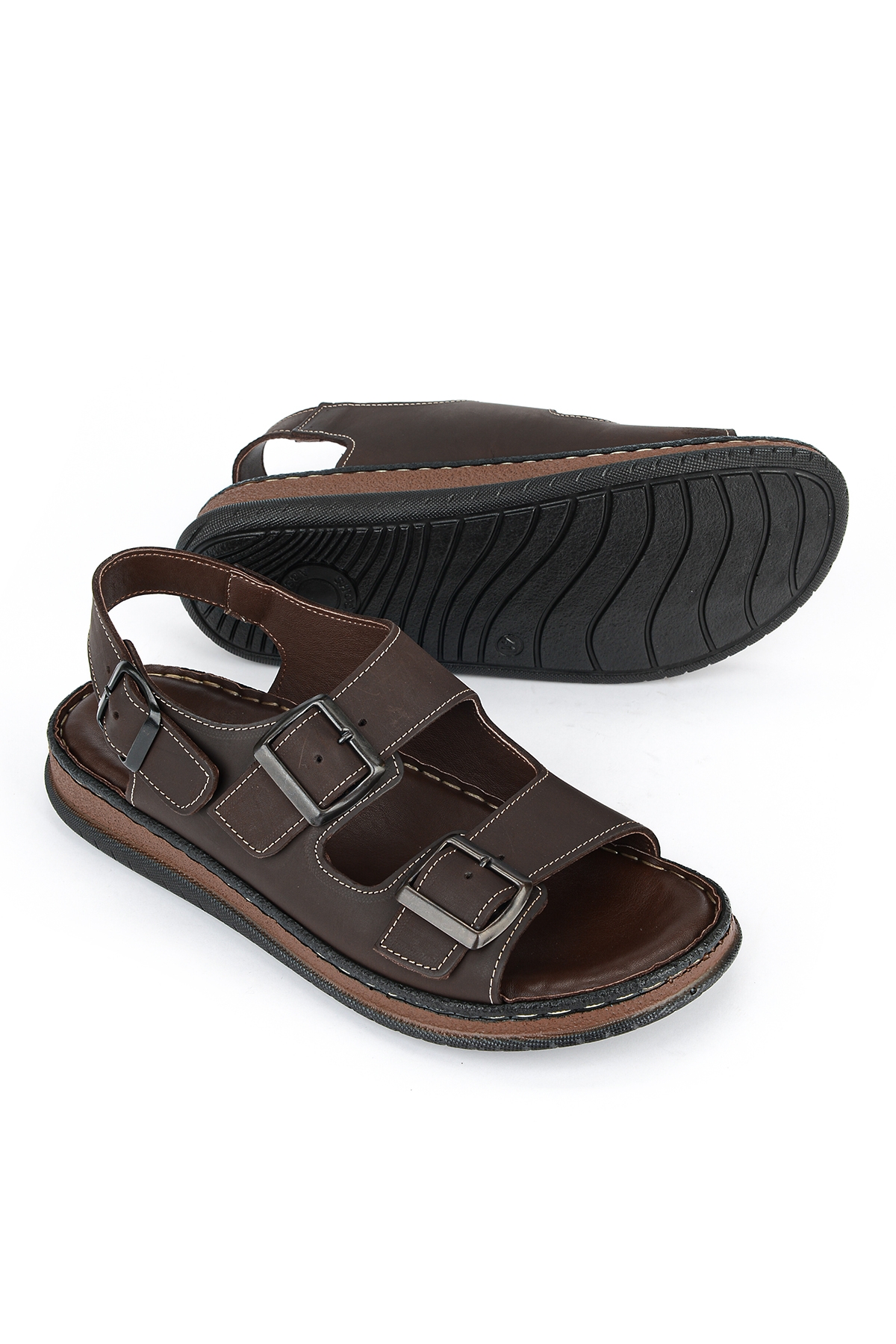 Ziya Haki Ziya Hakiki Erkek Deri Sandalet 1611045ZS3