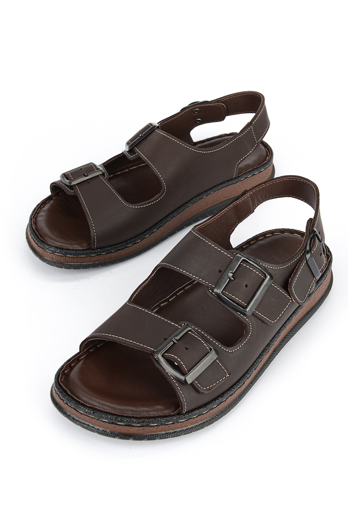 Ziya Haki Ziya Hakiki Erkek Deri Sandalet 1611045ZS3