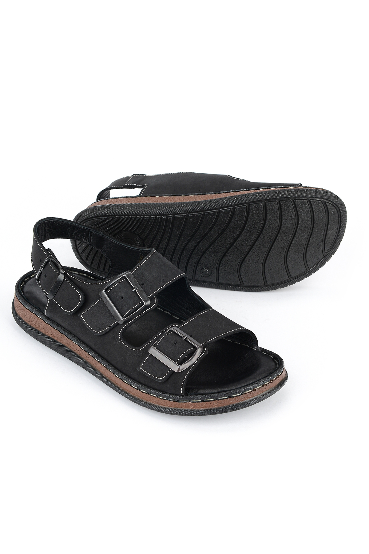Ziya Haki Ziya Hakiki Erkek Deri Sandalet 1611045ZS3