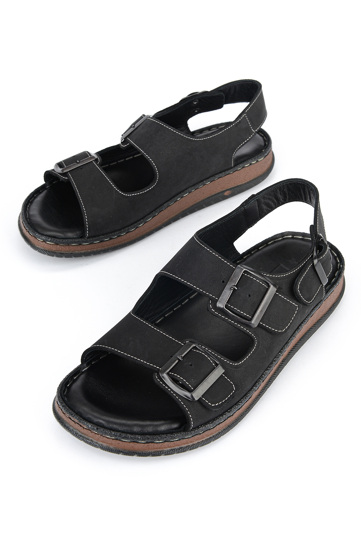 Ziya Haki Ziya Hakiki Erkek Deri Sandalet 1611045ZS3