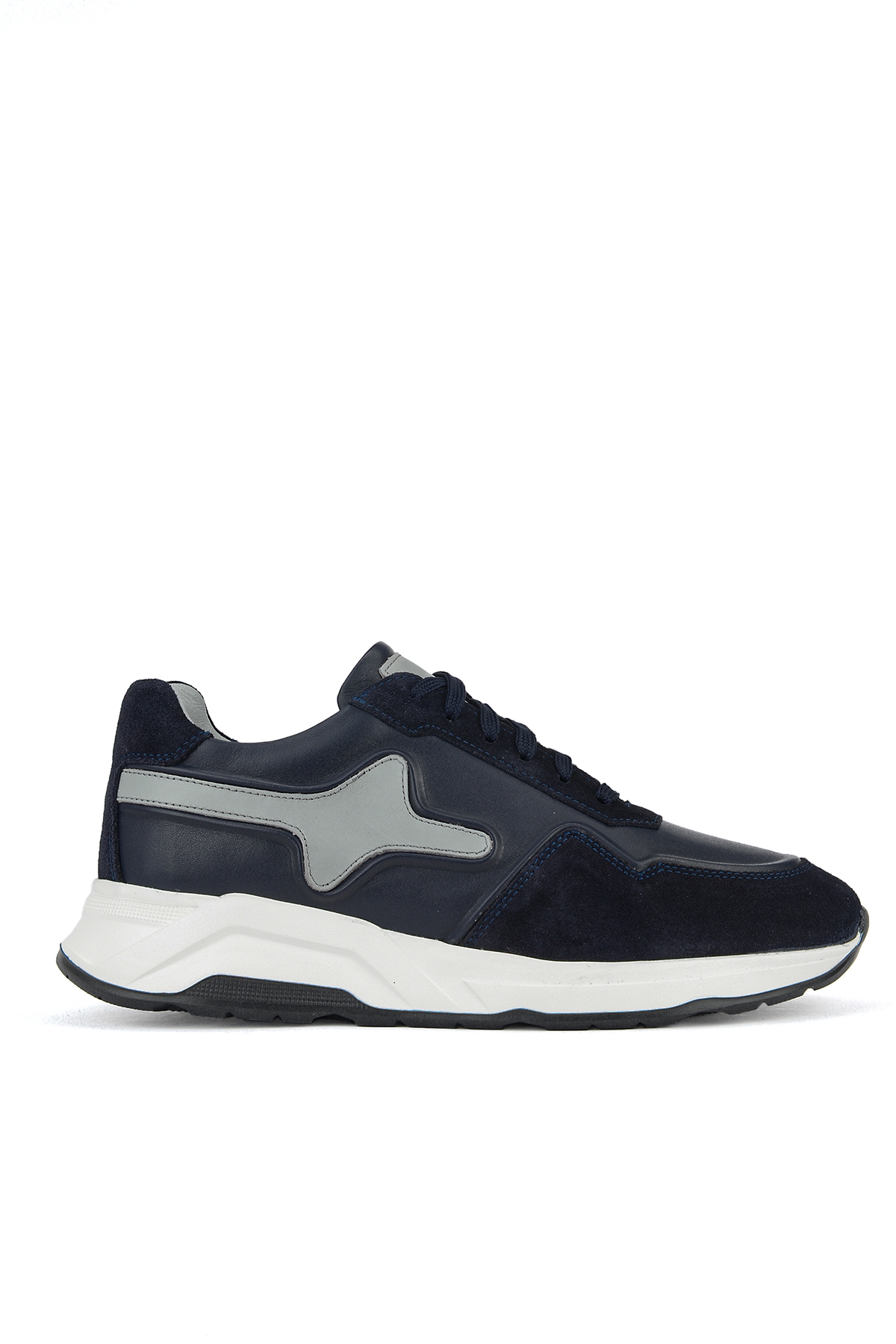 Erkek Hakiki Deri Sneaker 151983ZX30 Lacivert Fiyatları | Flo
