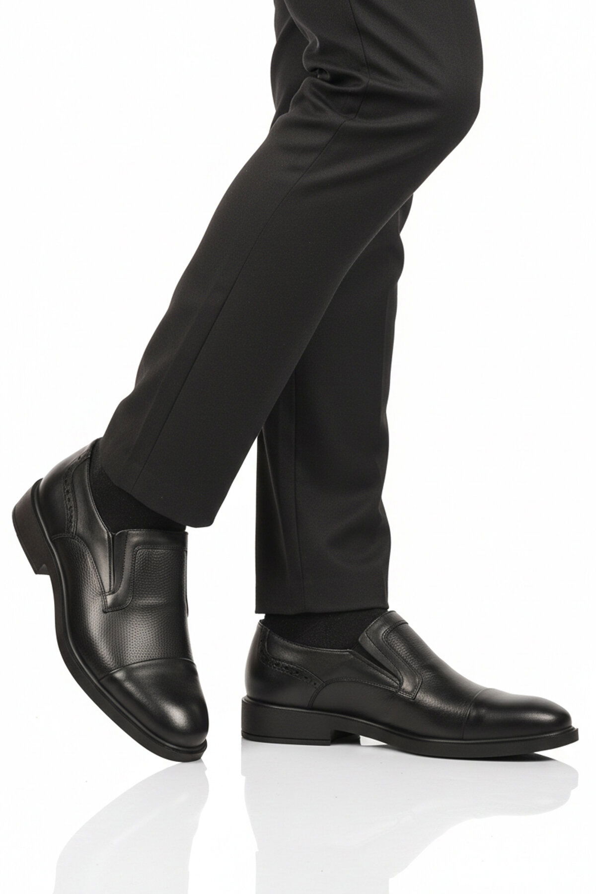 Ayakmod Siyah Ayakmod Hakiki Deri Erkek Klasik Ayakkabı 022 M