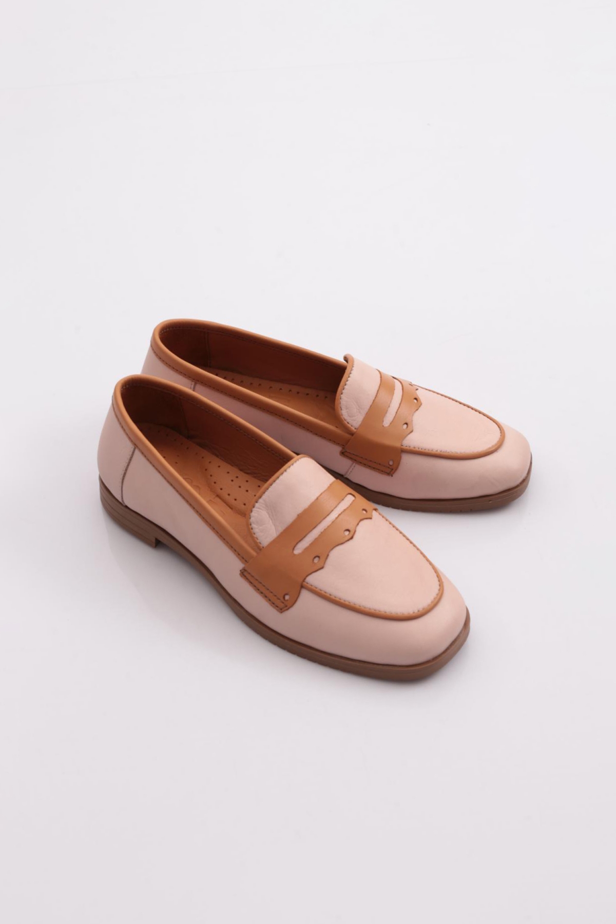 Dgn Dgn Pembe 010-1 Kadin Loafer Ayakkabi Flo'da! Pembe - 3. görsel