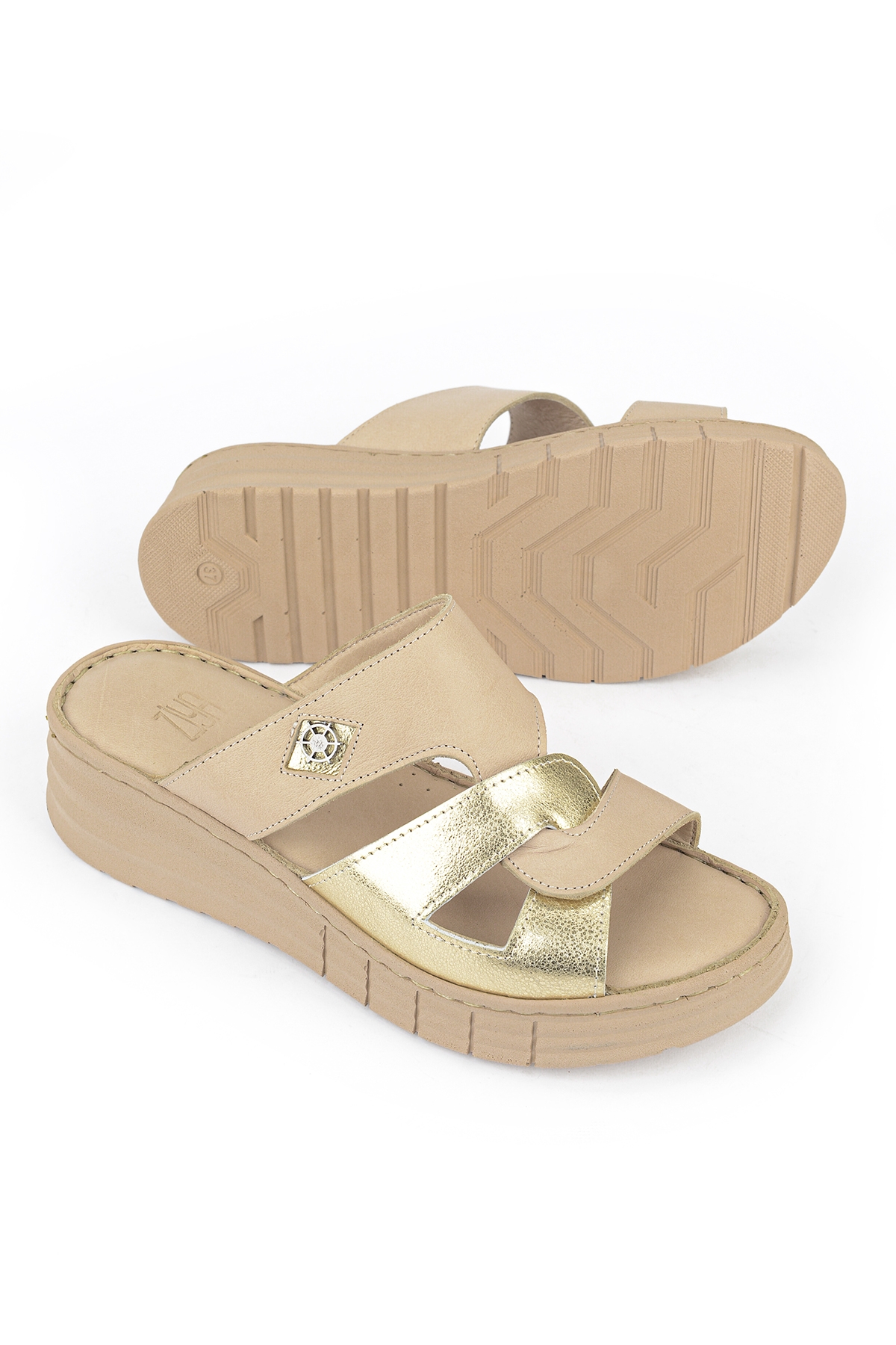 Ziya Siyah Ziya Hakiki Deri Kadın Konfor Terlik 1611008Z453