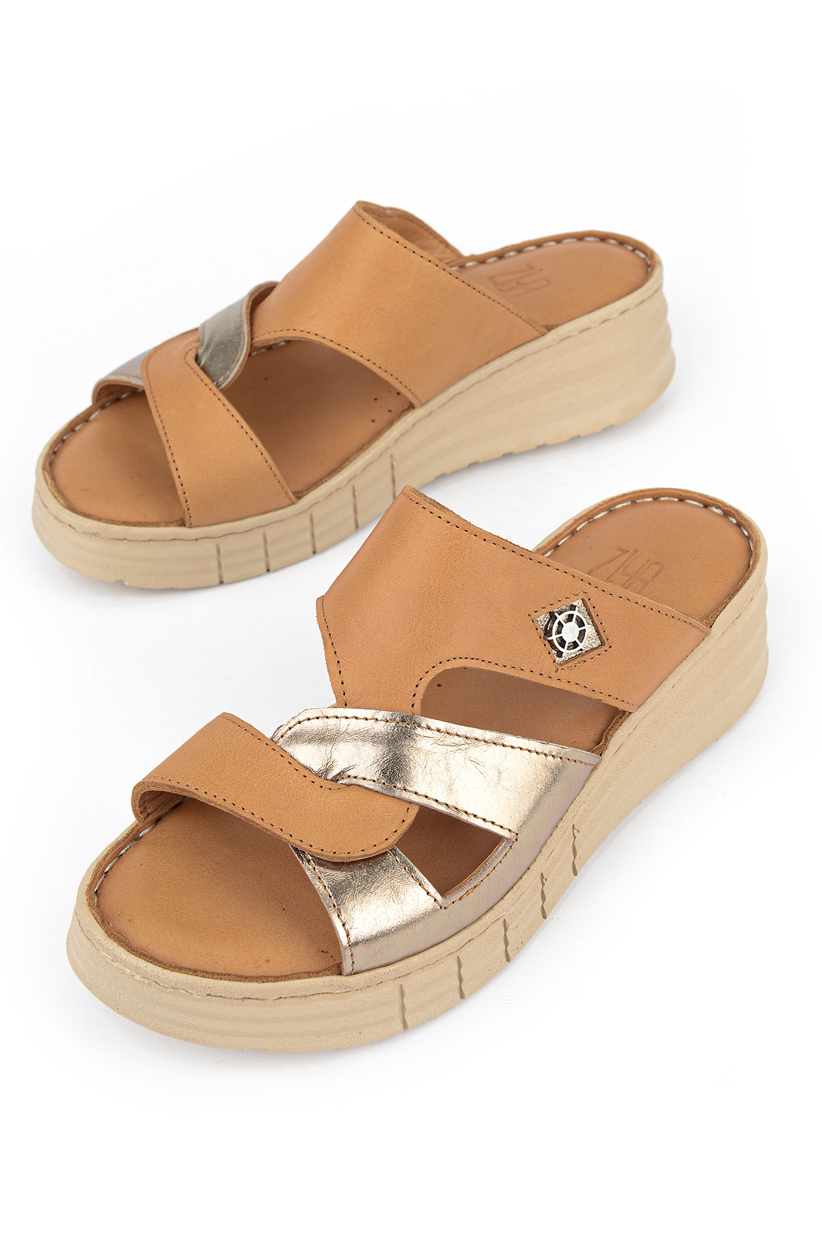 Ziya Siyah Ziya Hakiki Deri Kadın Konfor Terlik 1611008Z453