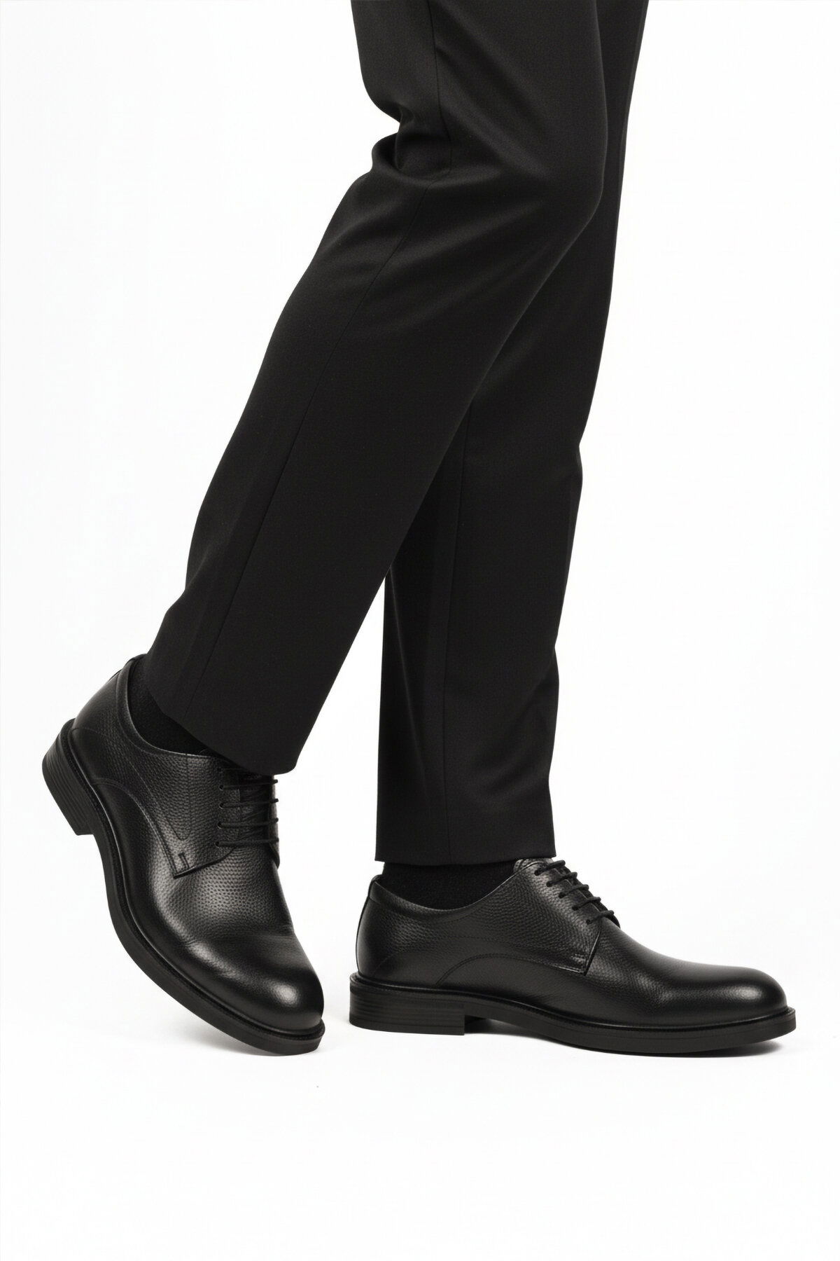 Ayakmod Siyah Ayakmod Hakiki Deri Kaymaz Taban Erkek klasik Ayakkabı 623 M