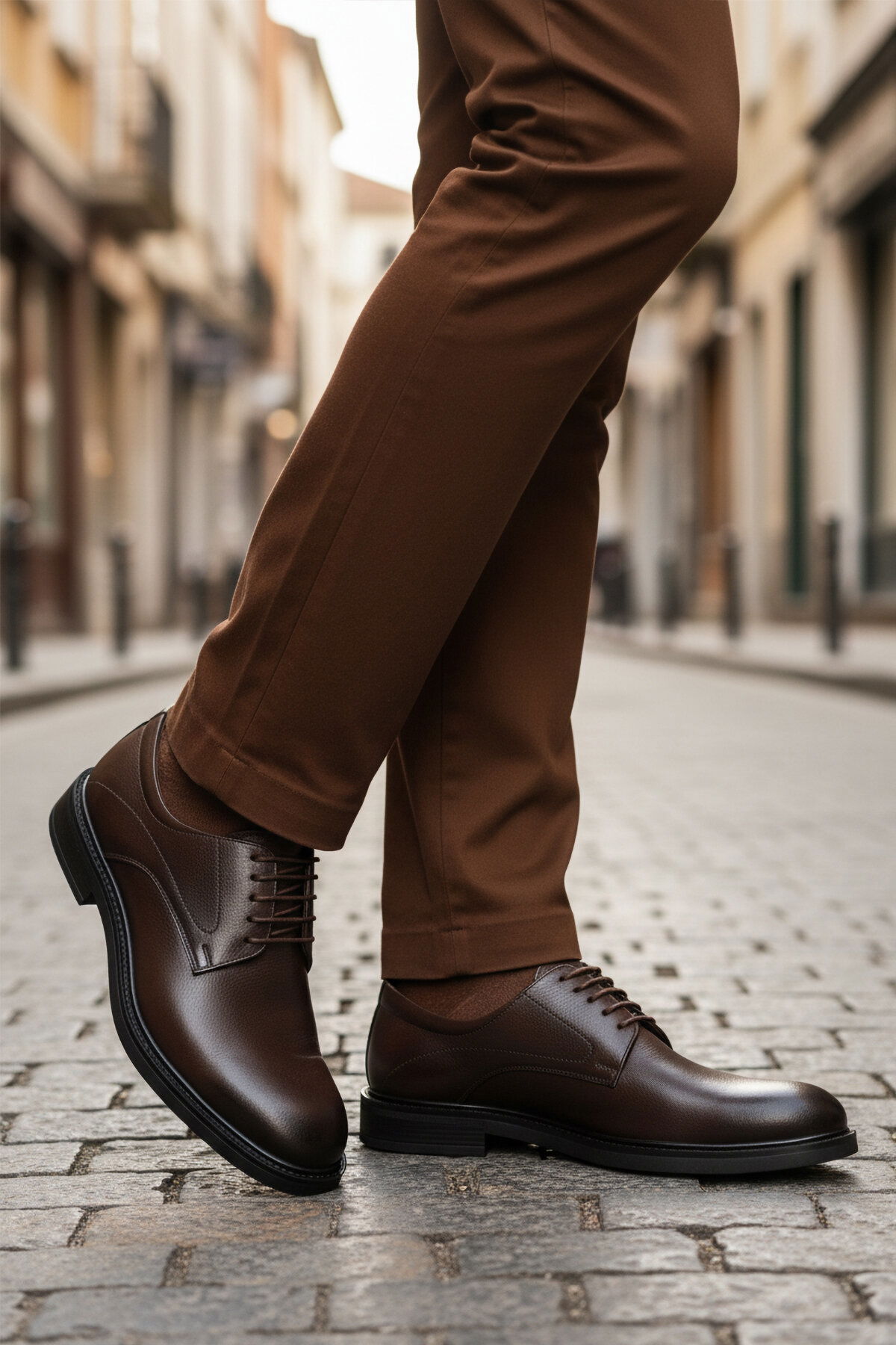 Ayakmod Siyah Ayakmod Hakiki Deri Kaymaz Taban Erkek klasik Ayakkabı 623 M