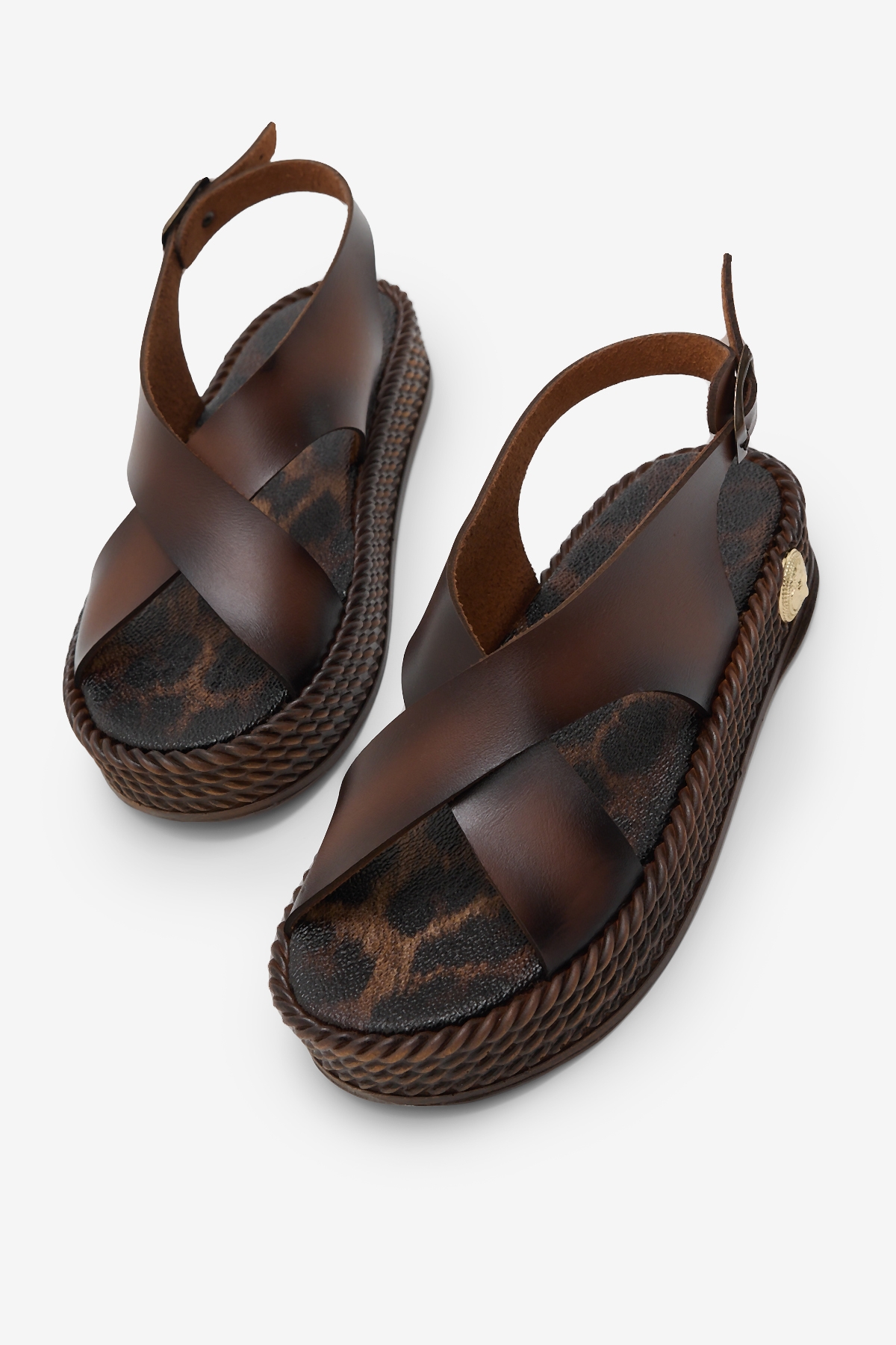 Tonny Black Yeşil Tonny Black Poli Taban Kadın Rahat Çapraz Bantlı Sandalet