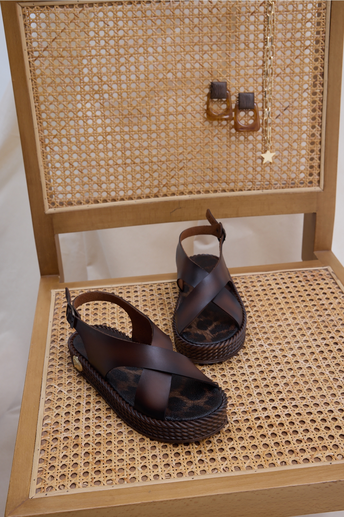 Tonny Black Yeşil Tonny Black Poli Taban Kadın Rahat Çapraz Bantlı Sandalet