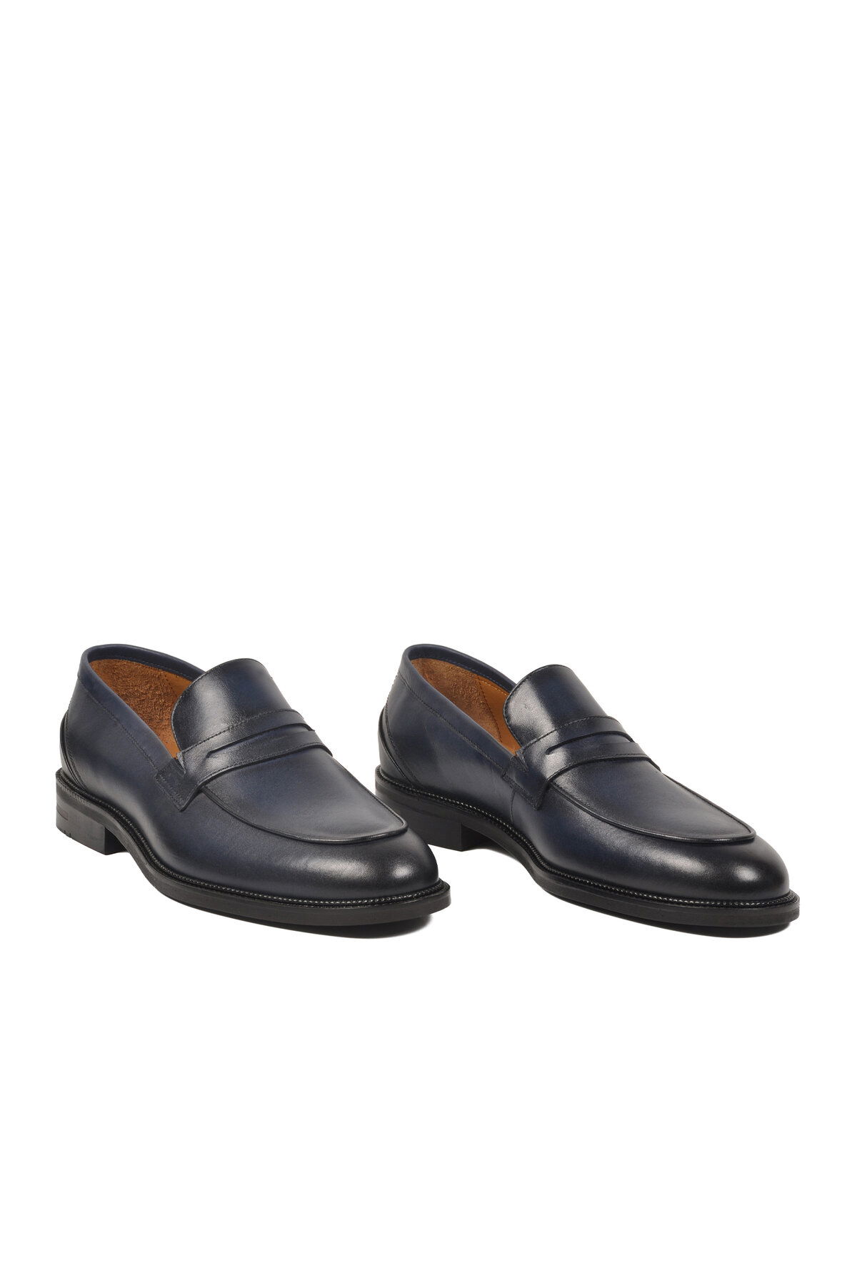 A Spor Siyah A Spor Aspor Hakiki Deri Erkek Klasik Ayakkabı