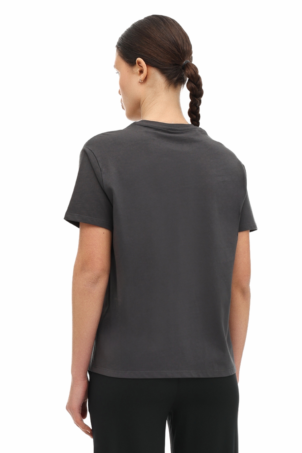 WL 11STORY 6FX Antrasit Kadın Kısa Kol T-Shirt Fiyatları