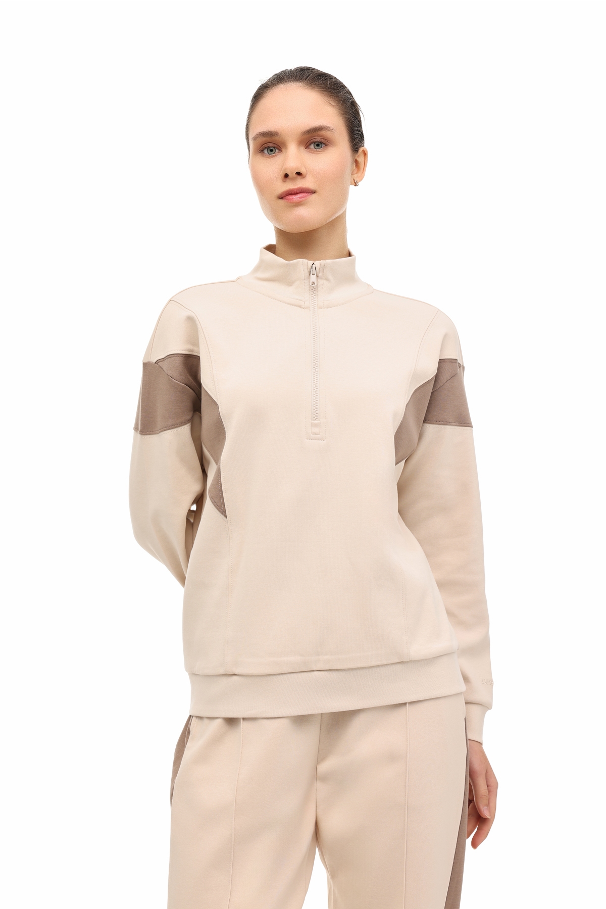 Lumberjack WL 18MERYBEL-FZ2 6FX Bej Kadın Sweatshirt 102063680