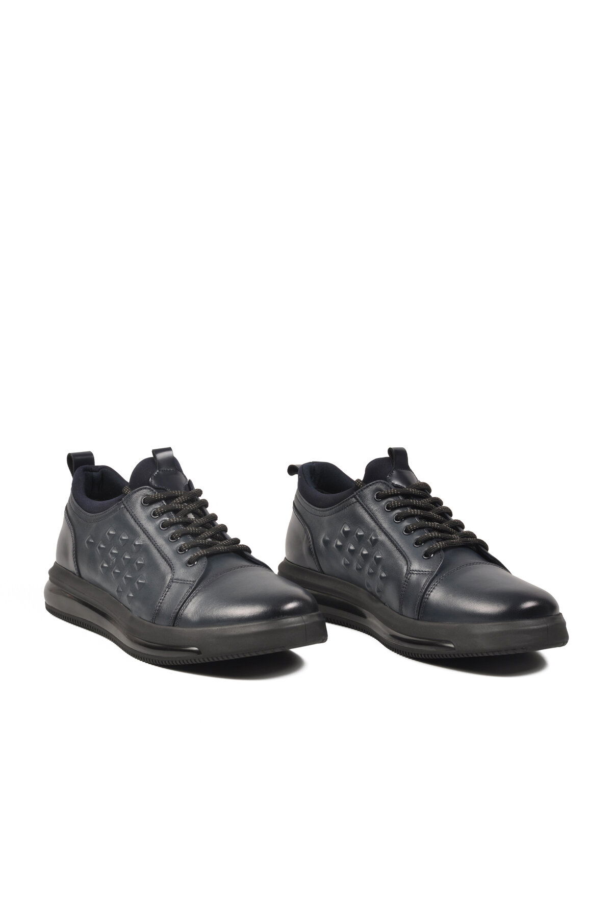 Marcomen Lacivert Marcomen Hakiki Deri Erkek Casual Ayakkabı