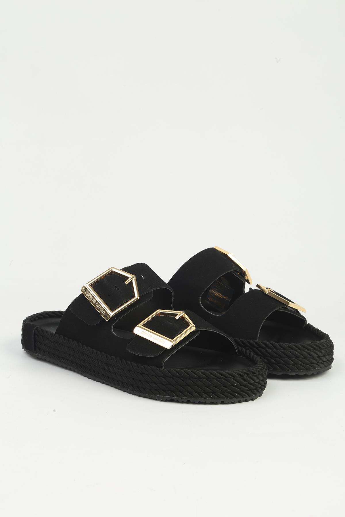 Pierre Cardin Siyah Pierre Cardin Pc Kadın Terlik PC-55813