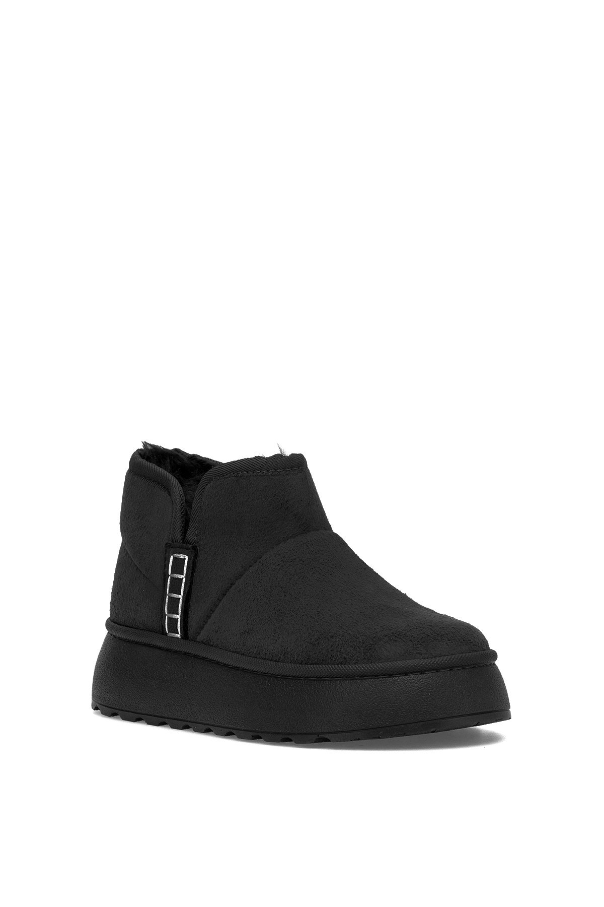 Ayakkabı Fuarı Kahverengi Ayakkabı Fuarı Elit OZRPT501 Kadın Süet Düz Bot