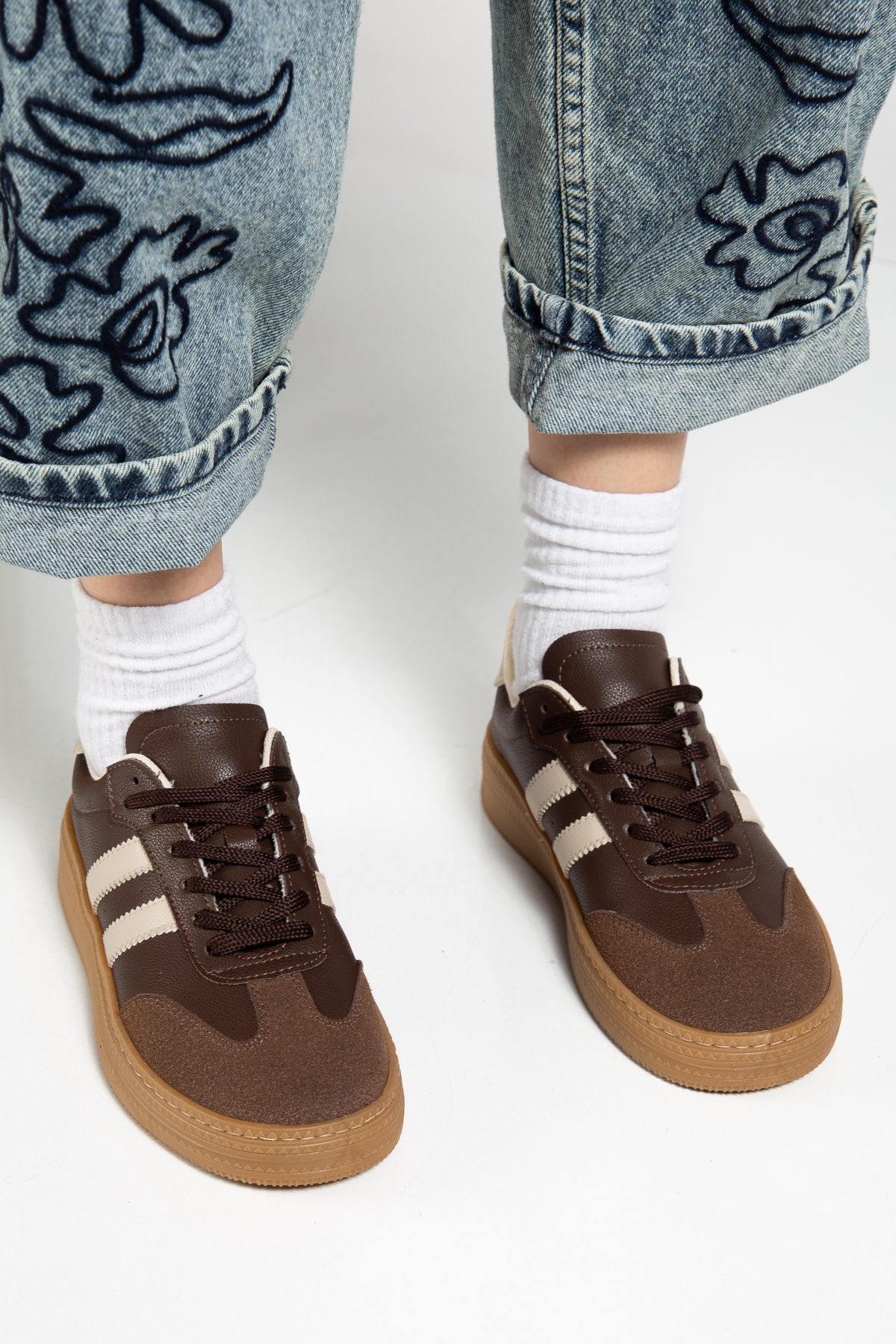 Tonny Black Siyah Tonny Black Rahat Kalip Kadın Kadın Yumuşak Deri Sneaker