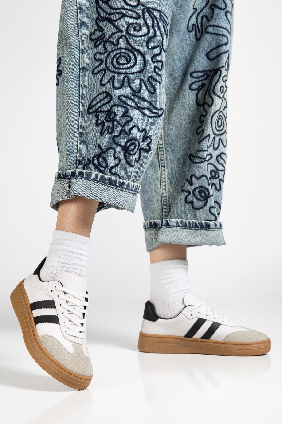 Tonny Black Siyah Tonny Black Rahat Kalip Kadın Kadın Yumuşak Deri Sneaker