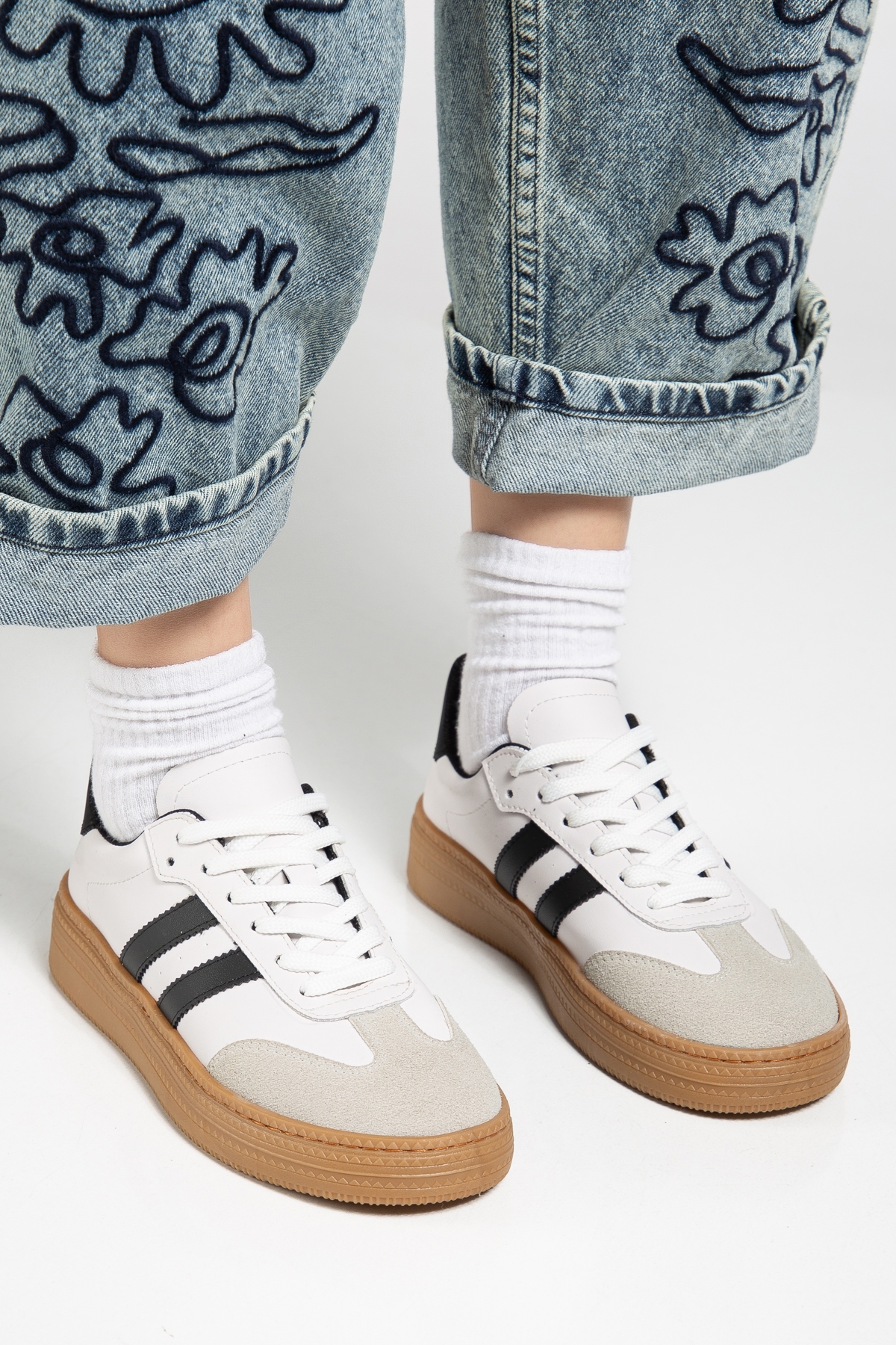 Tonny Black Siyah Tonny Black Rahat Kalip Kadın Kadın Yumuşak Deri Sneaker