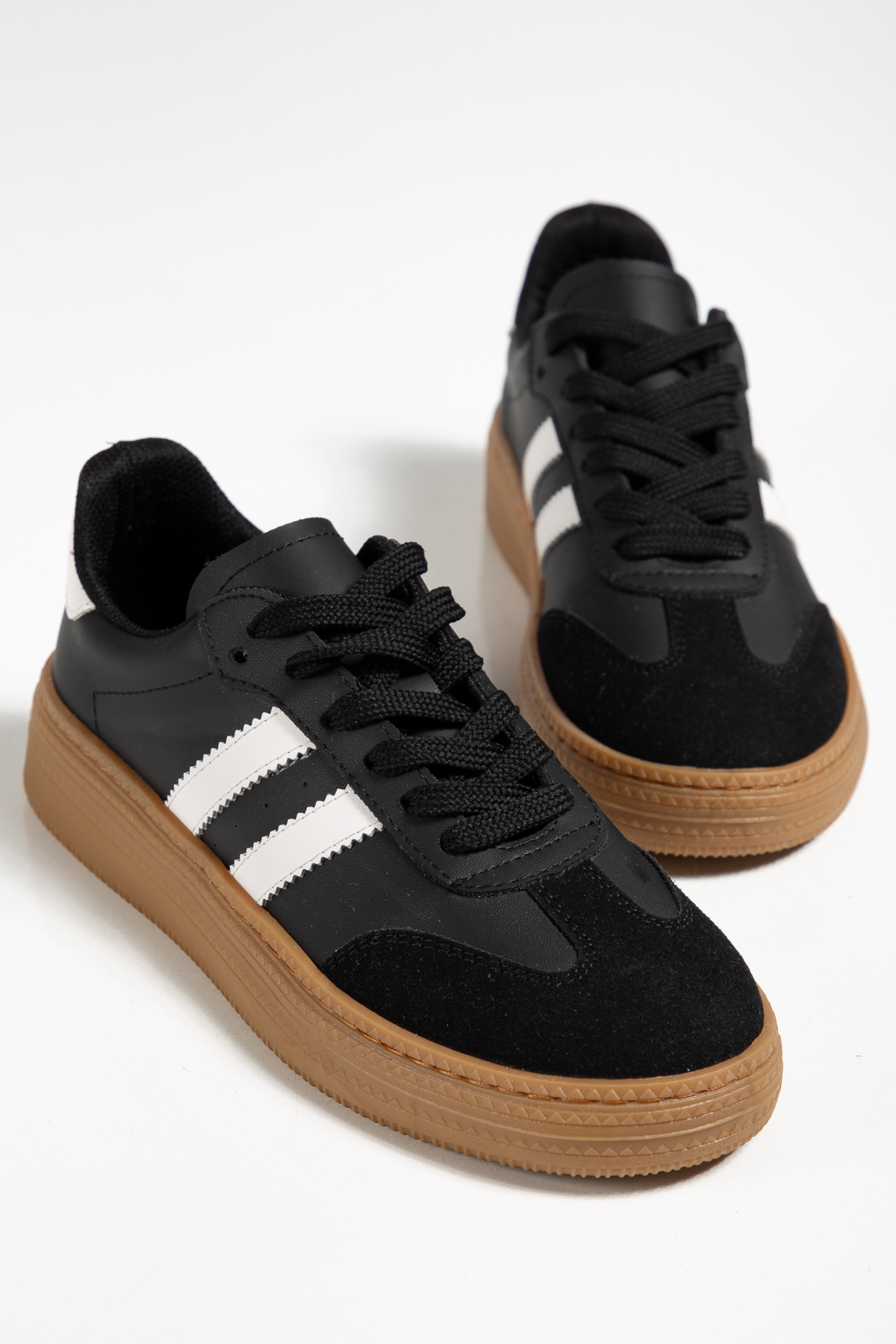 Tonny Black Siyah Tonny Black Rahat Kalip Kadın Kadın Yumuşak Deri Sneaker