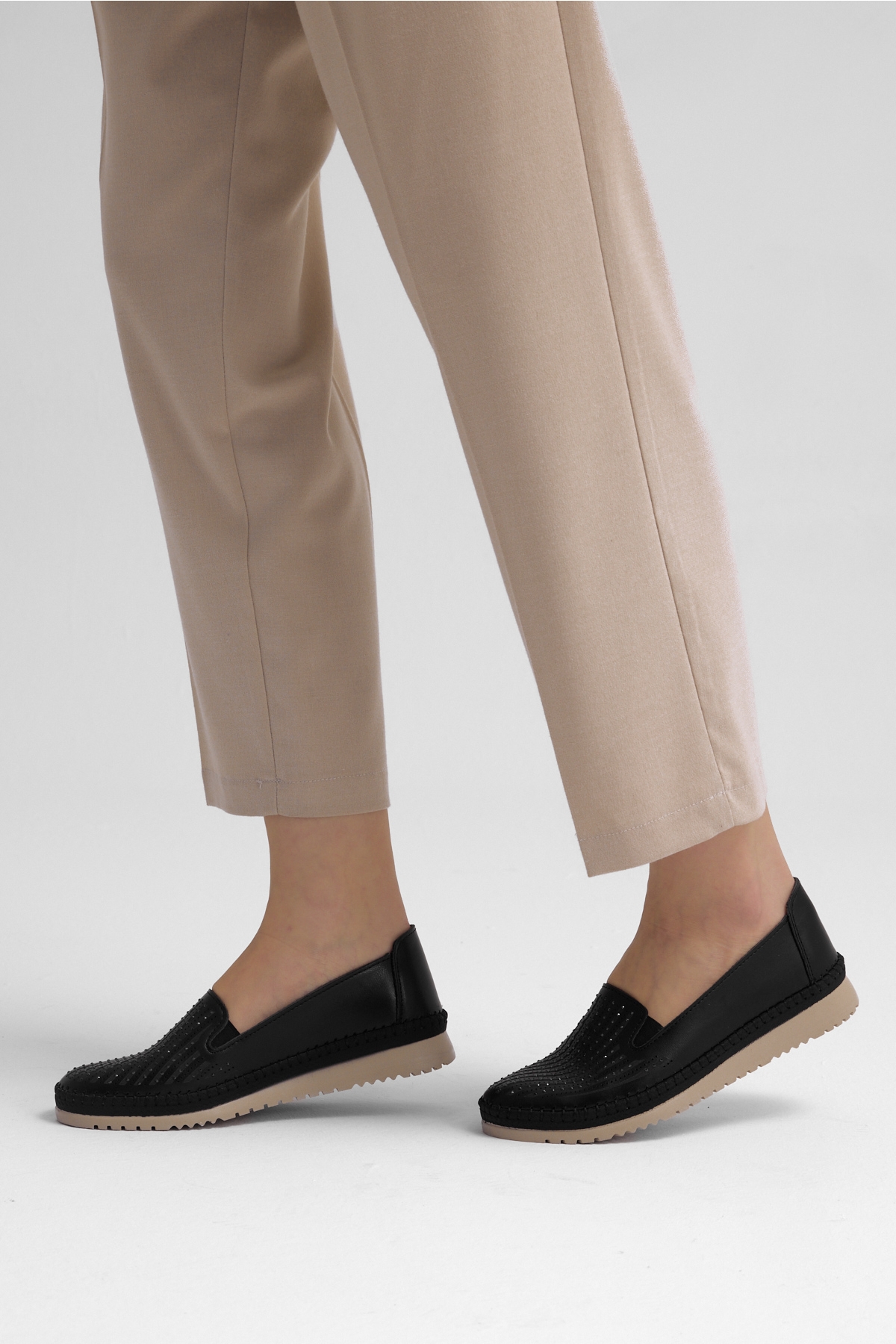 Tonny Black Siyah Tonny Black Poli Taban Kadın Casual Rahat Kalıp Ayakkabı