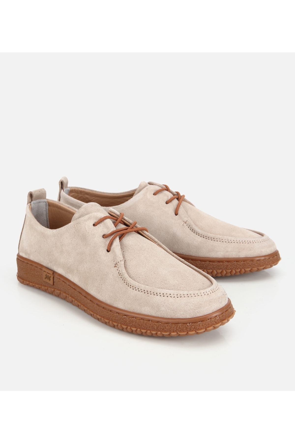 Hotiç Kahverengi Hotiç Hotiç Süet Kadın Deri Esnek Tabanlı Günlük Loafer