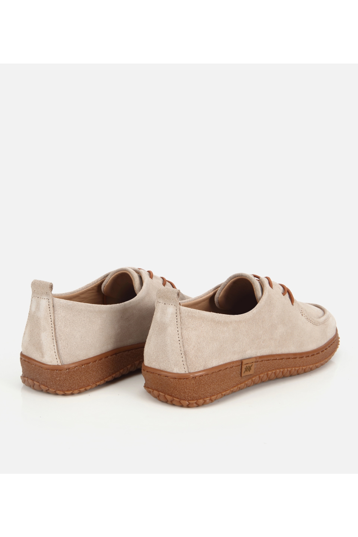 Hotiç Kahverengi Hotiç Hotiç Süet Kadın Deri Esnek Tabanlı Günlük Loafer
