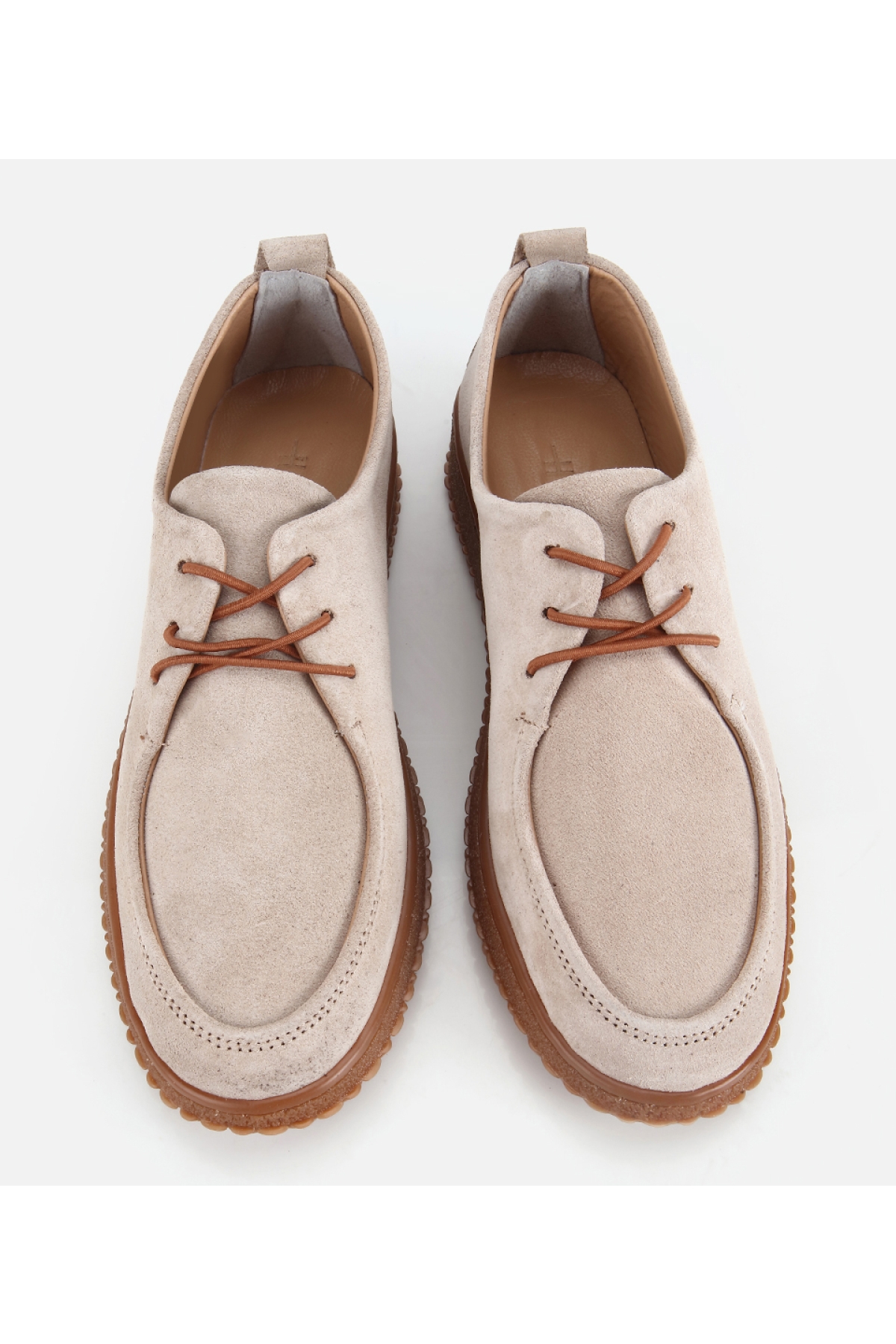 Hotiç Kahverengi Hotiç Hotiç Süet Kadın Deri Esnek Tabanlı Günlük Loafer