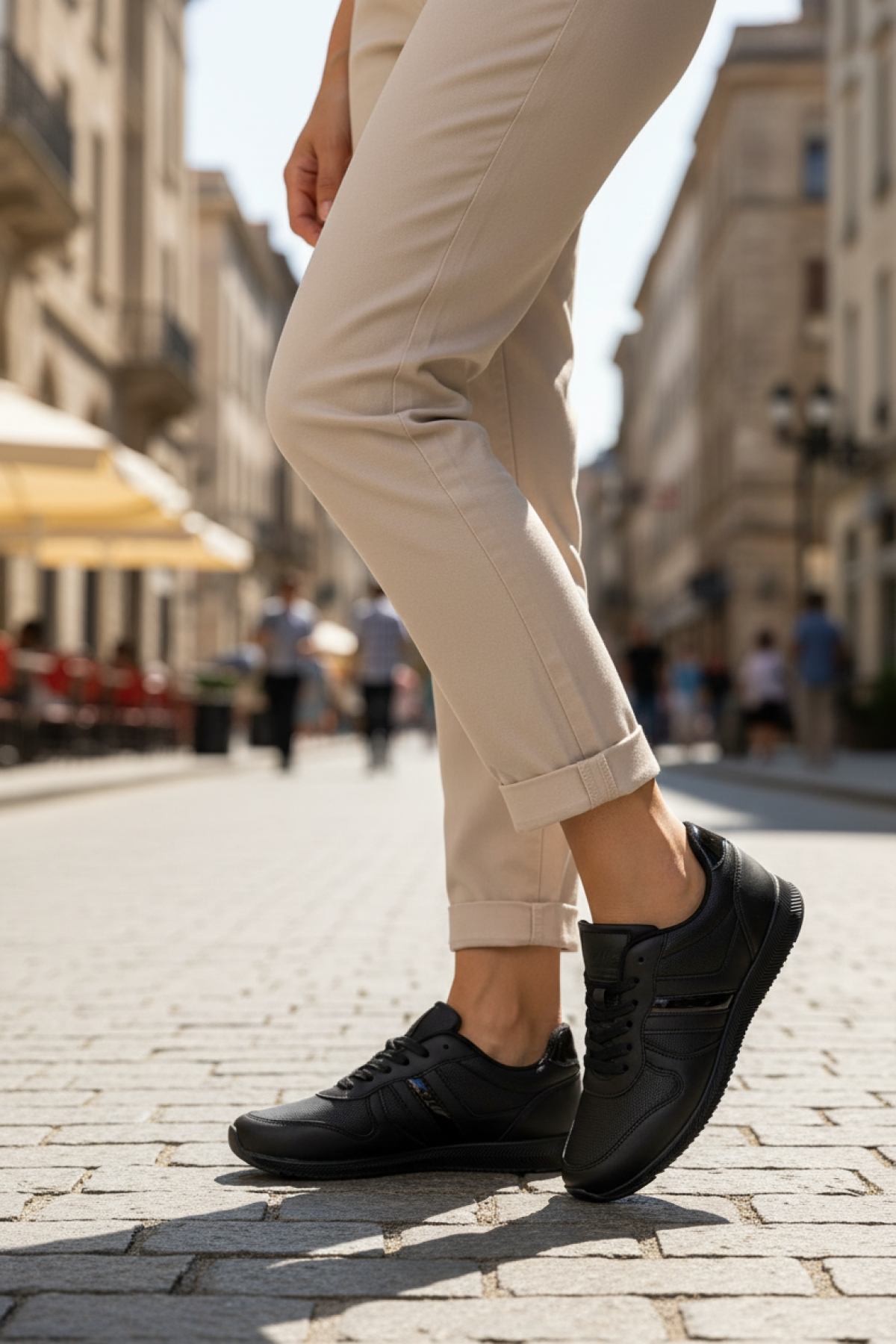 TRX23S-036 W 6FX Siyah Kadın Sneaker Fiyatları | Flo