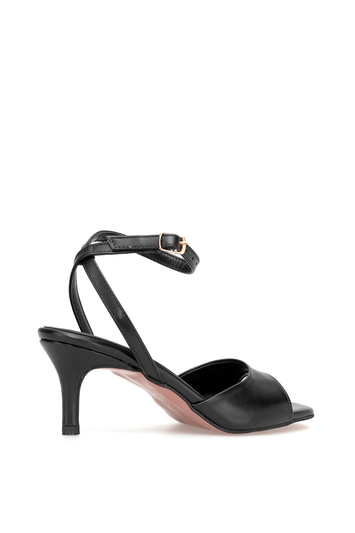 Ayakkabı Fuarı Beyaz Ayakkabı Fuarı Fuari Elit PM44 K0112 Kadın Klasik Topuklu