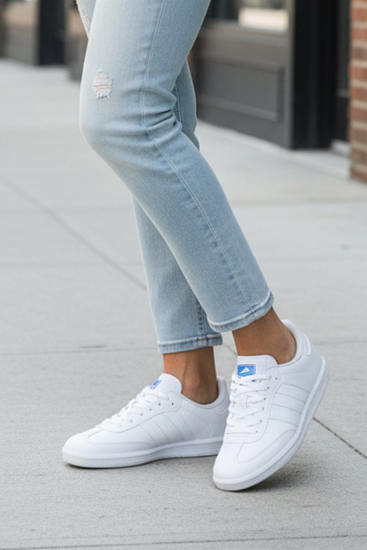 Ayakkabı Fuarı Beyaz Ayakkabı Fuarı Elit IKZ1726 Kadın Klasik Sneaker